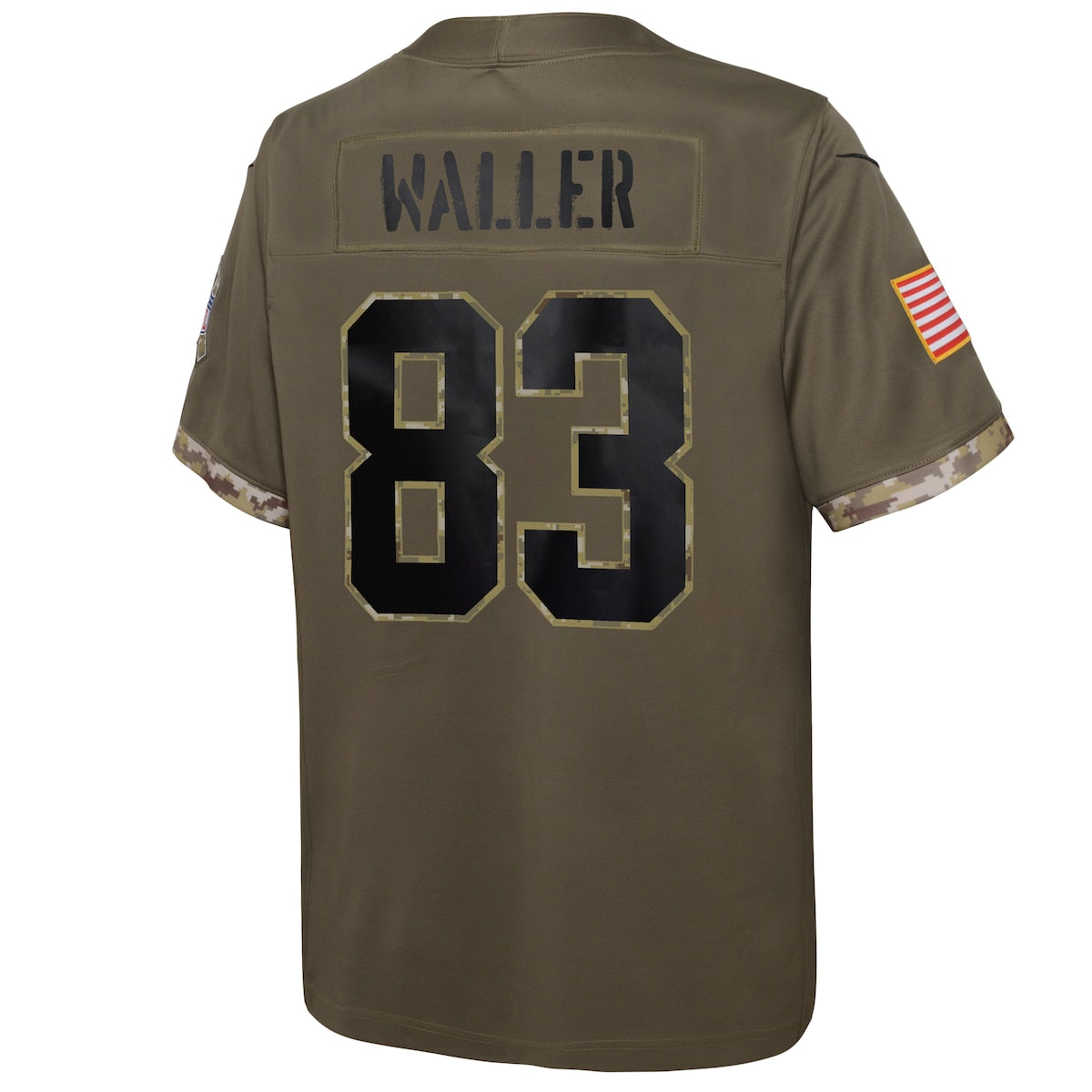 Boys' Grade School Darren Waller Nike Raiders 2022 Salute To Service Limited Jersey - Green