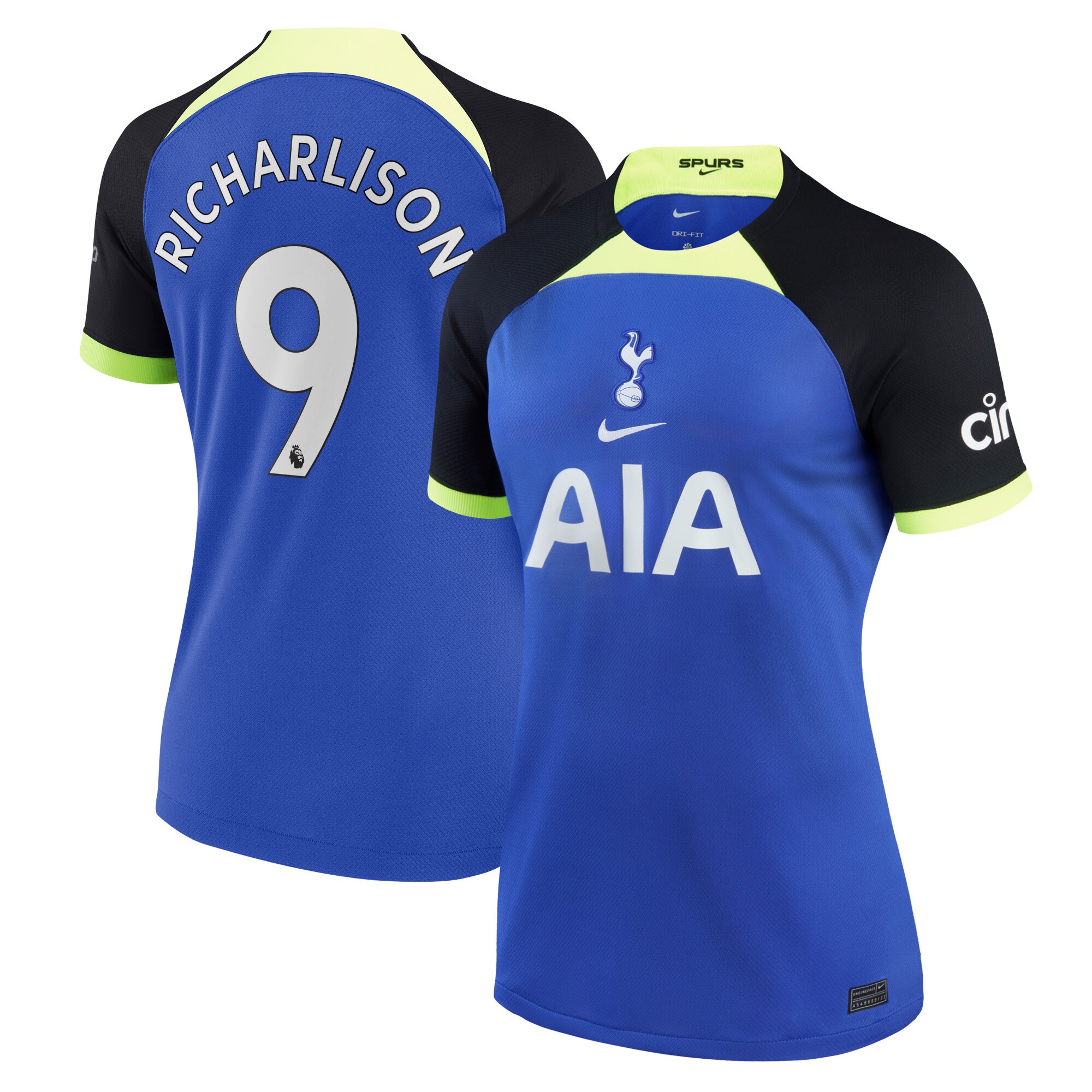 Richarlison Tottenham Hotspur Nike Women's 2022/23 Away Breathe Stadium Replica Player Jersey - Blue
