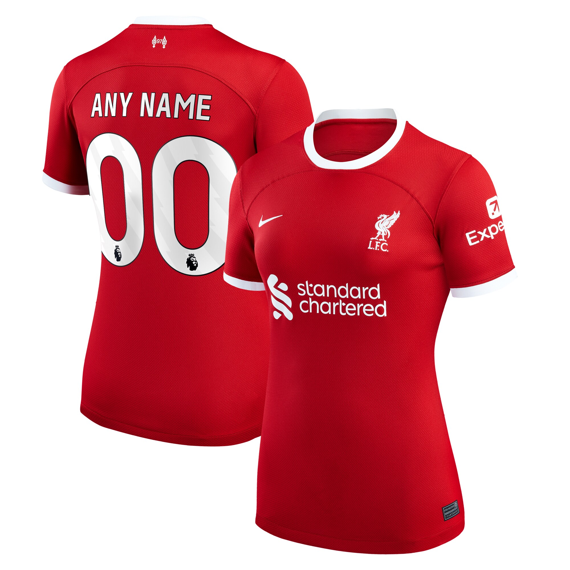 Liverpool Nike Women's 2023/24 Home Replica Custom Jersey - Red