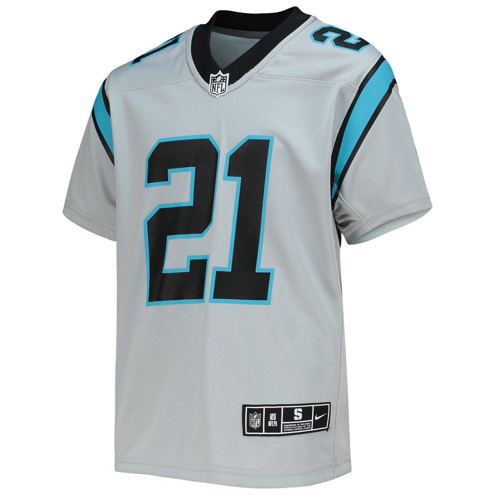 Youth Carolina Panthers Jeremy Chinn Inverted Team Game Jersey Silver