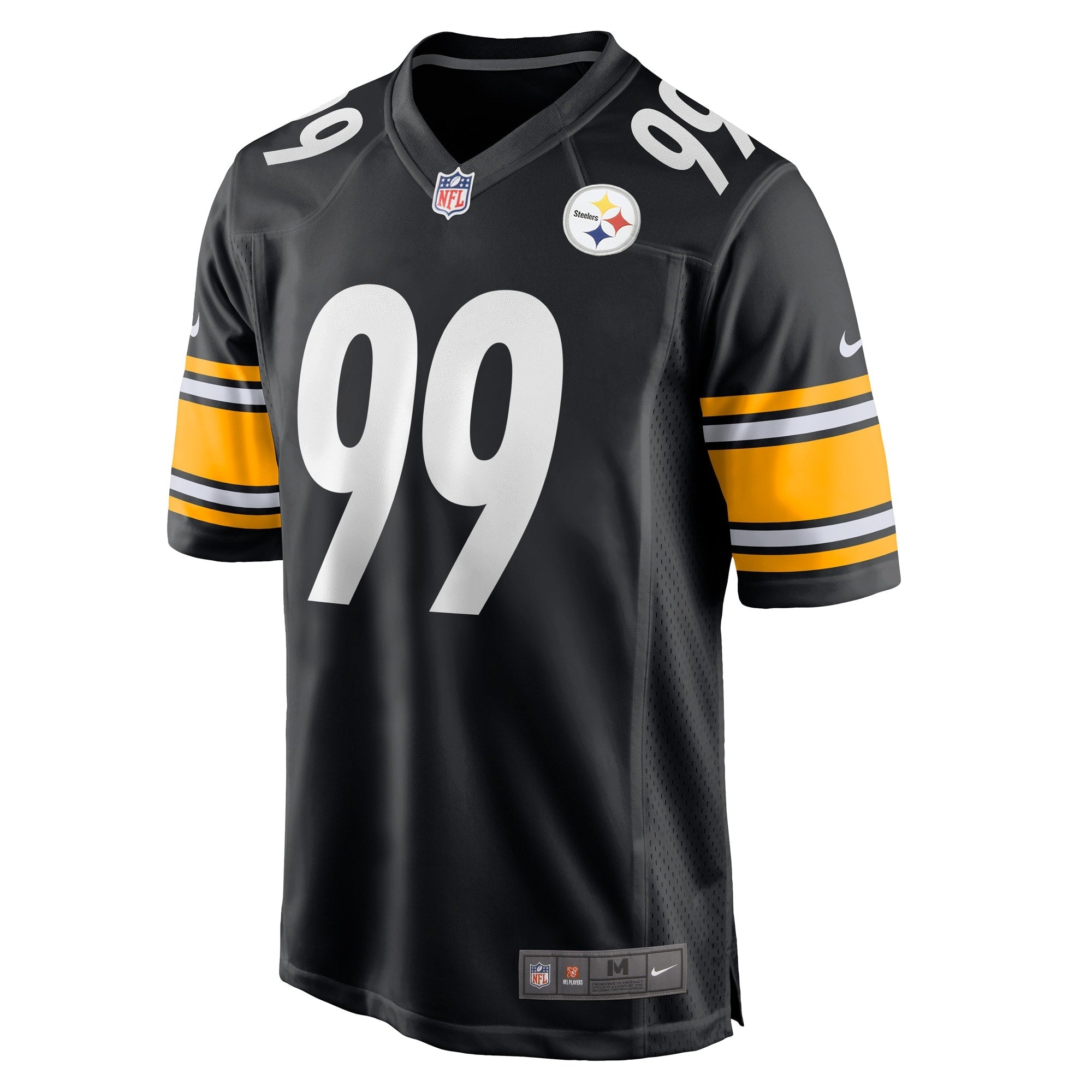 Men's Nike Larry Ogunjobi Black Pittsburgh Steelers Game Player Jersey
