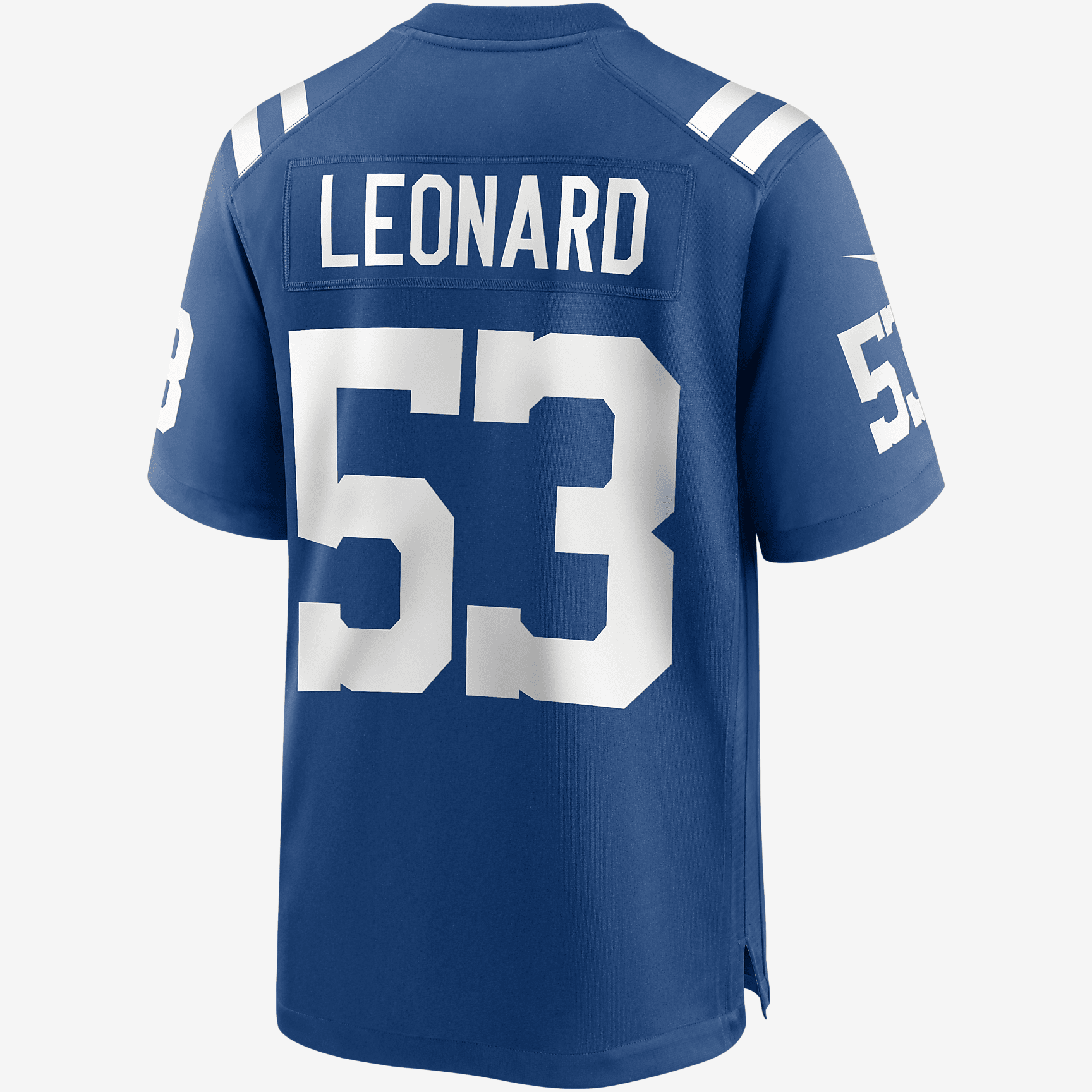 NFL Indianapolis Colts (Darius Leonard) Men's Game Football Jersey - Gym Blue