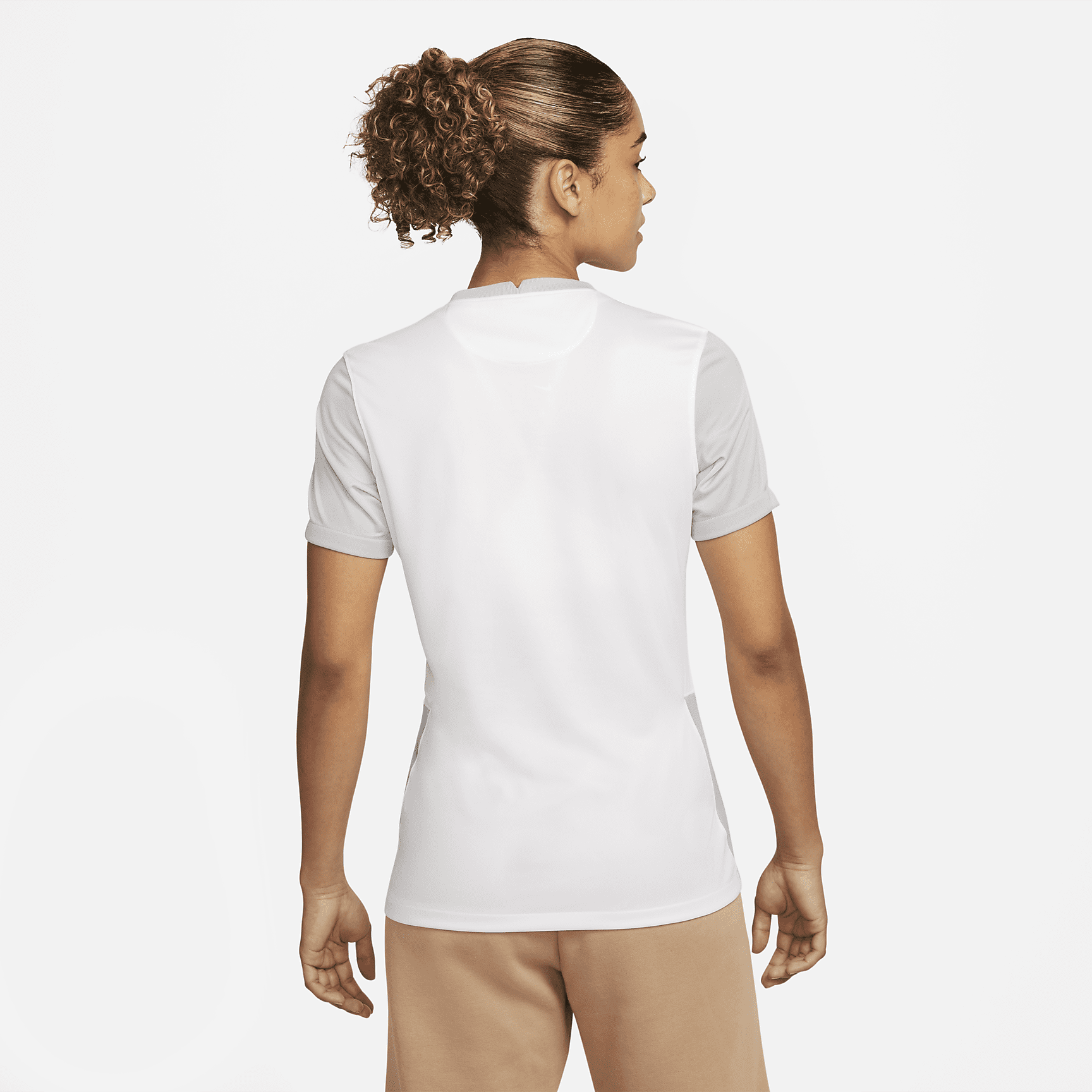 Orlando Pride Stadium Away Women's Nike Dri-FIT Soccer Jersey - White/Medium Silver/Wolf Grey/Black