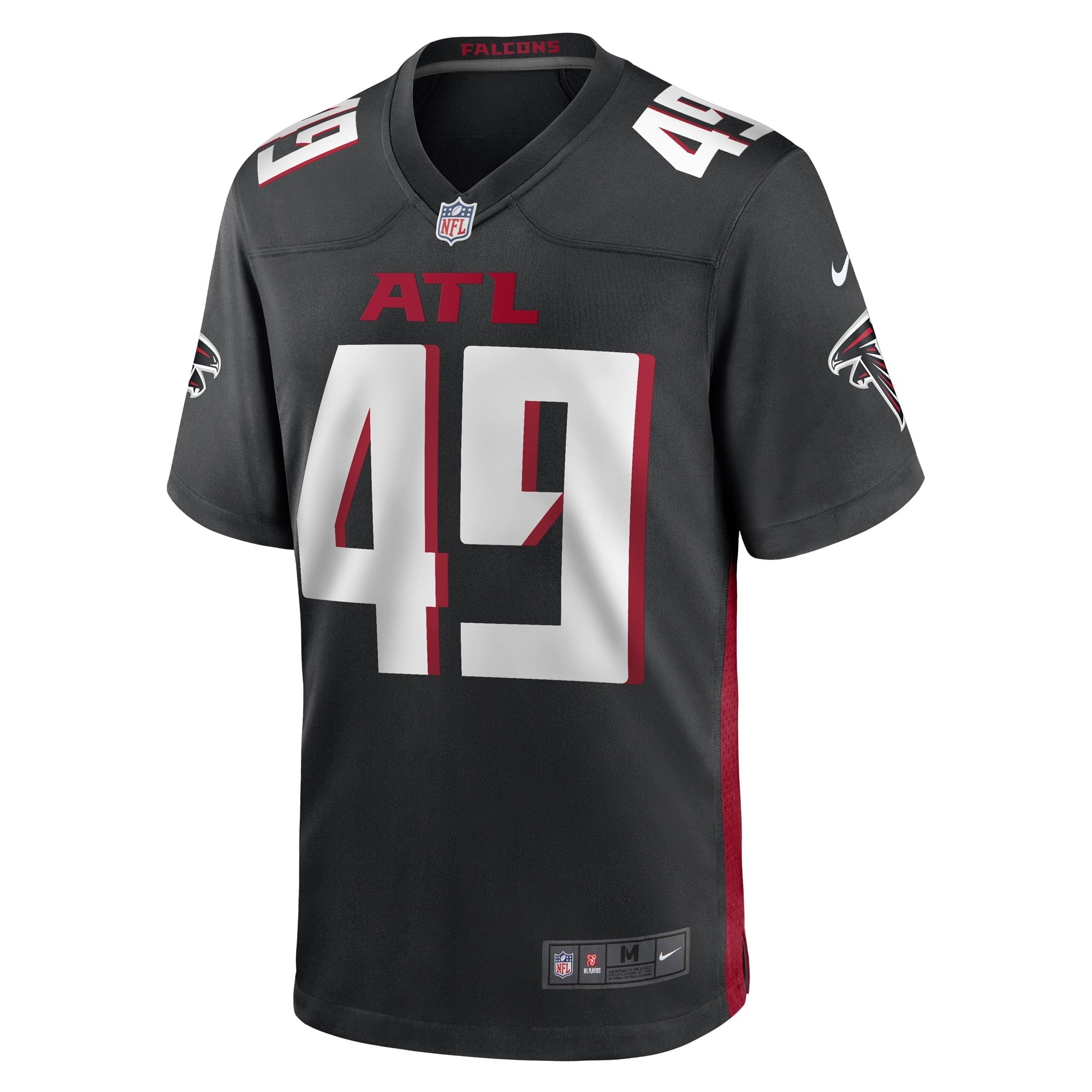 Men's Nike Jordan Brailford Black Atlanta Falcons Game Player Jersey