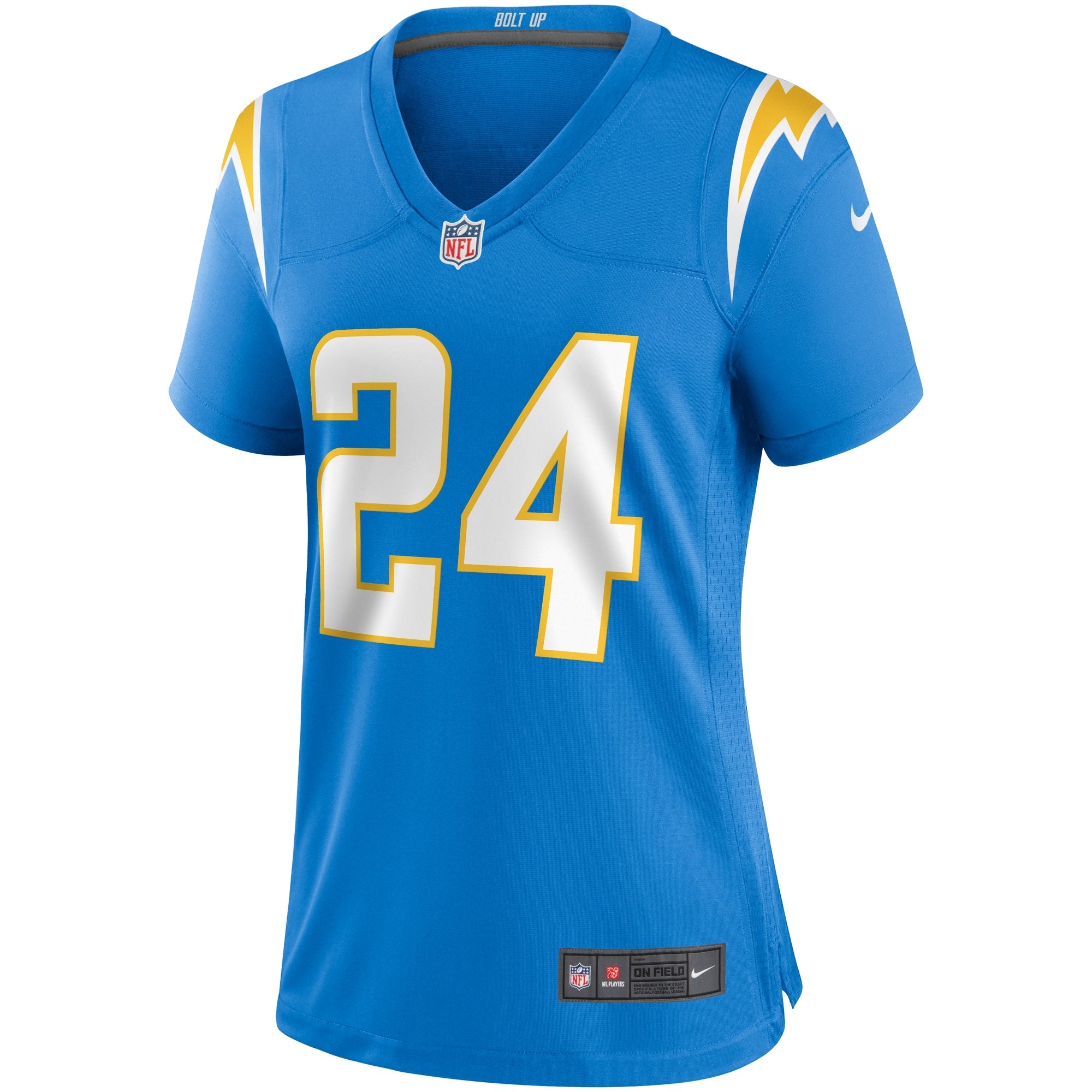 Women's Nike Nasir Adderley Powder Blue Los Angeles Chargers Game Jersey