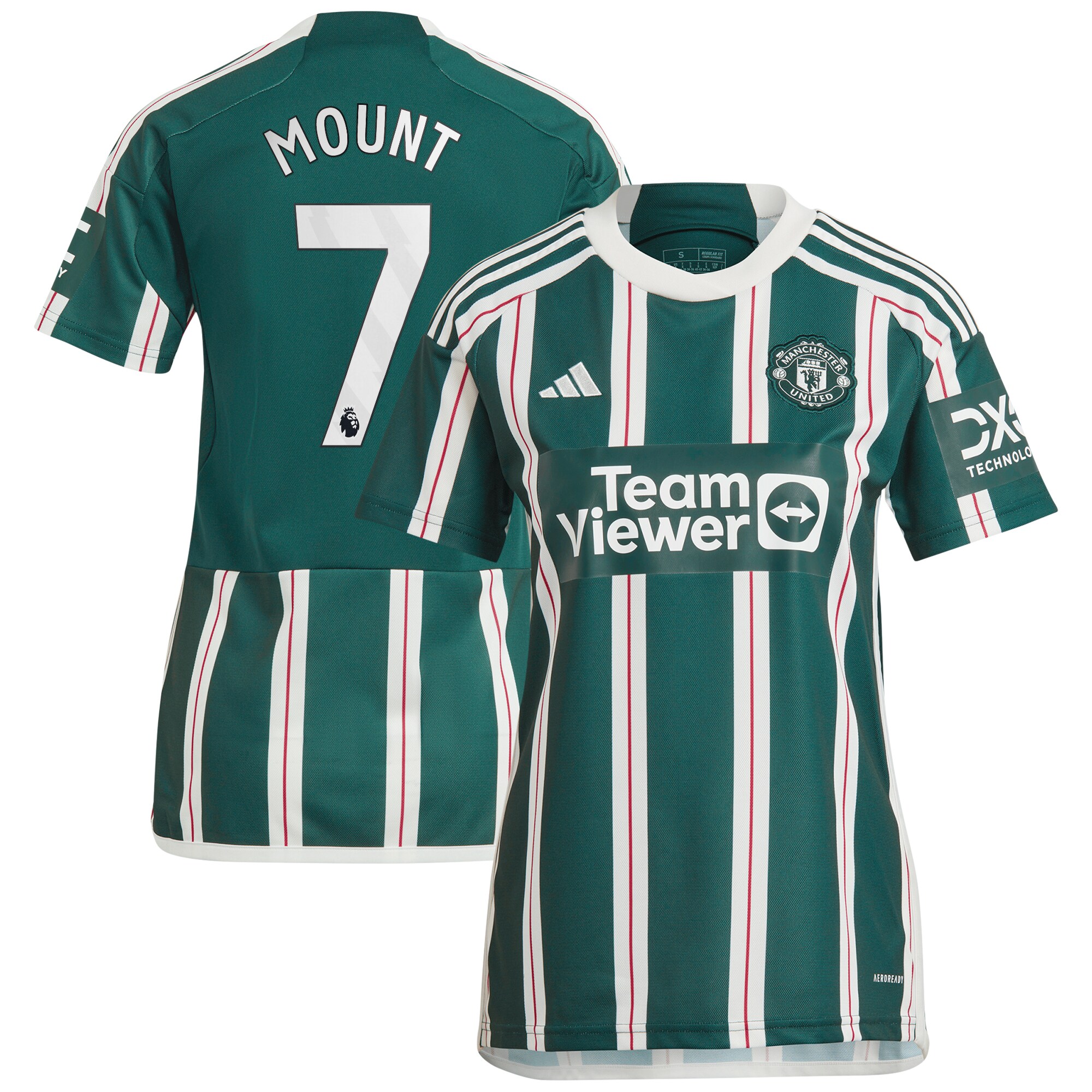 Mason Mount Manchester United adidas Women's 2023/24 Away Replica Player Jersey - Green