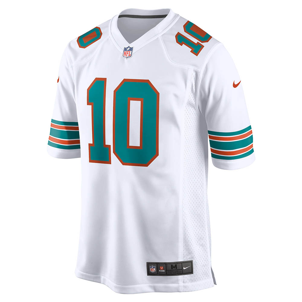 Men's Miami Dolphins Tyreek Hill Alternate Game Jersey White