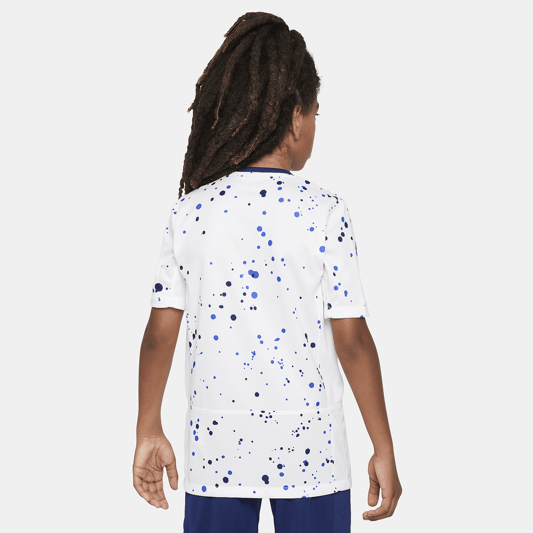 USMNT 2023 Stadium Home Big Kids' (Boys') Nike Dri-FIT Soccer Jersey - White/Metallic Gold