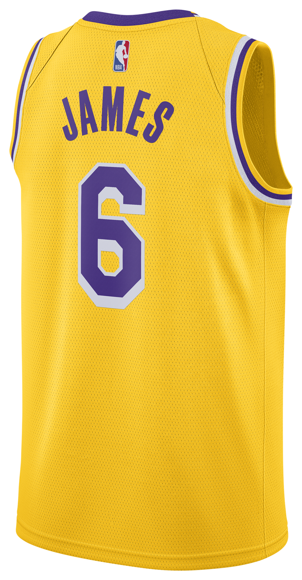 Men's James Lebron Nike Lakers Swingman Jersey - Yellow