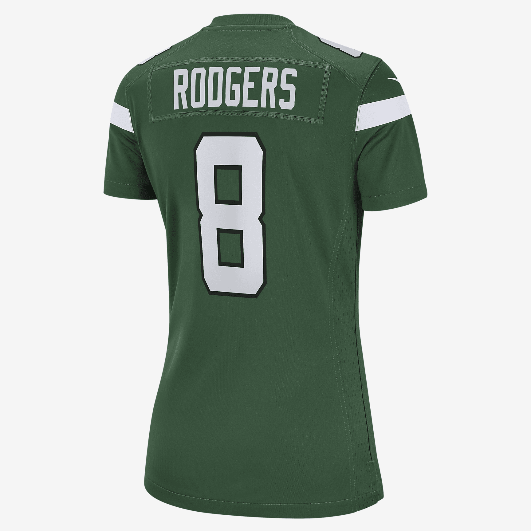 Aaron Rodgers New York Jets Women's Nike NFL Game Football Jersey - Green