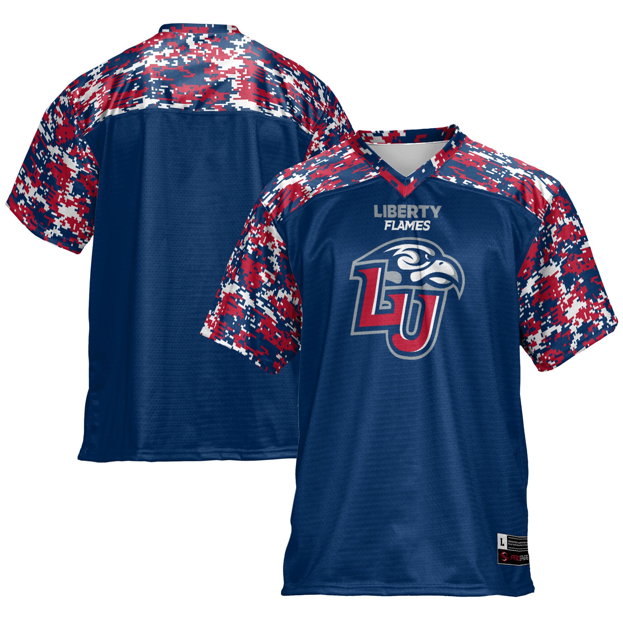 Liberty Flames Football Jersey - Navy