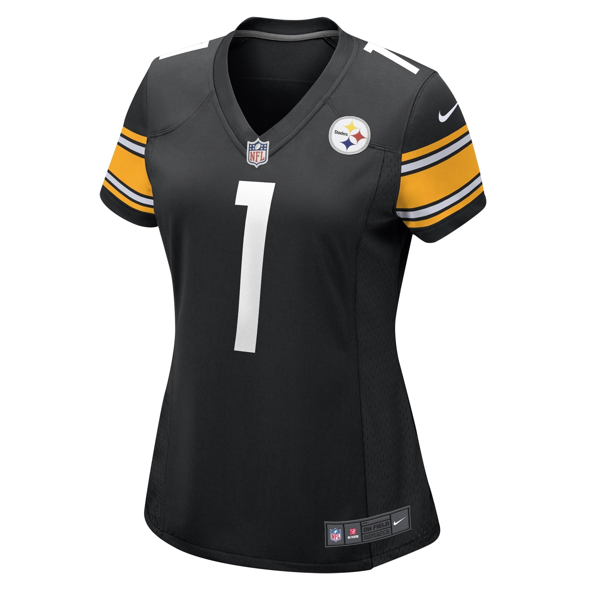 Women's Nike Number 1 Mom Black Pittsburgh Steelers Game Jersey