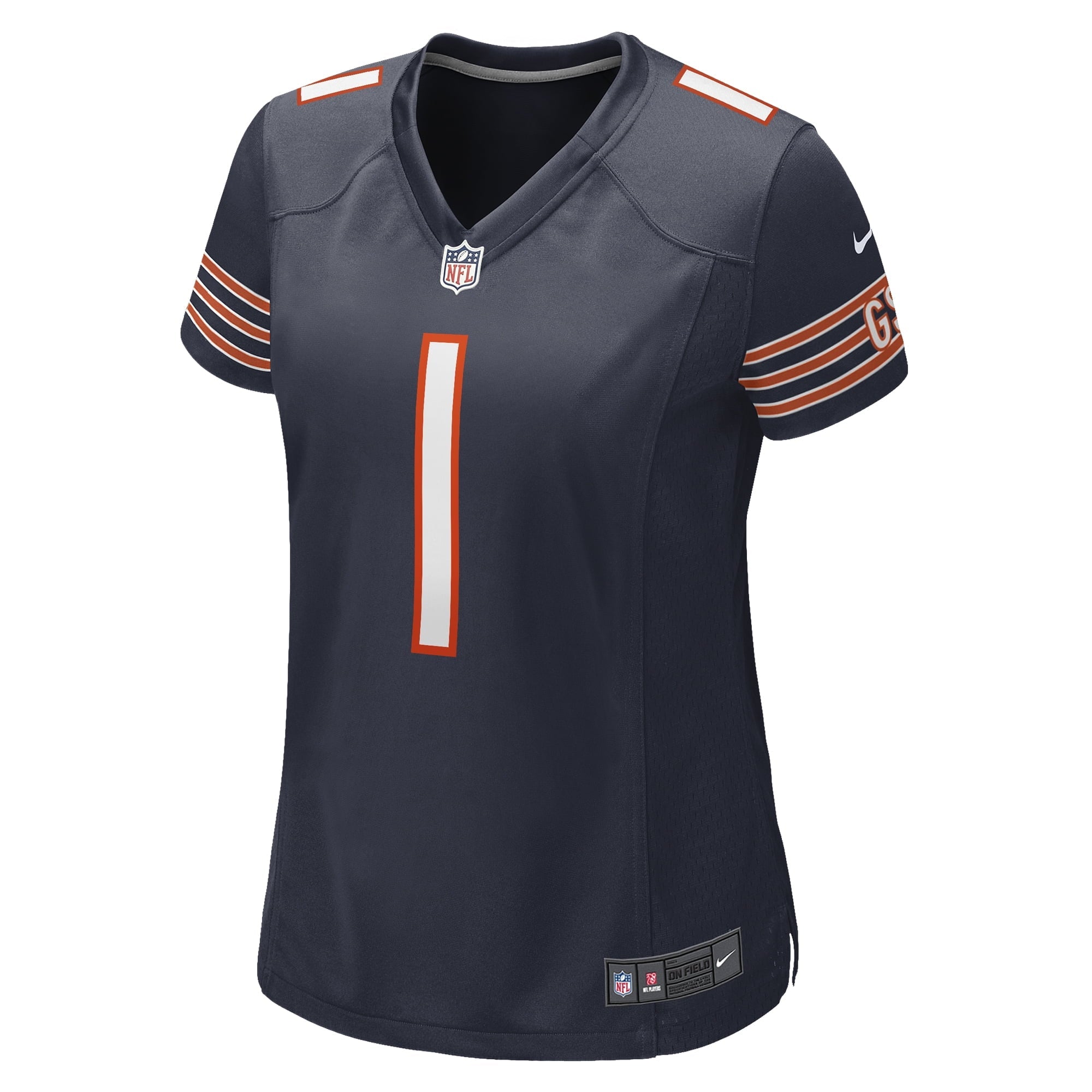 Women's Nike Number 1 Mom Navy Chicago Bears Game Jersey