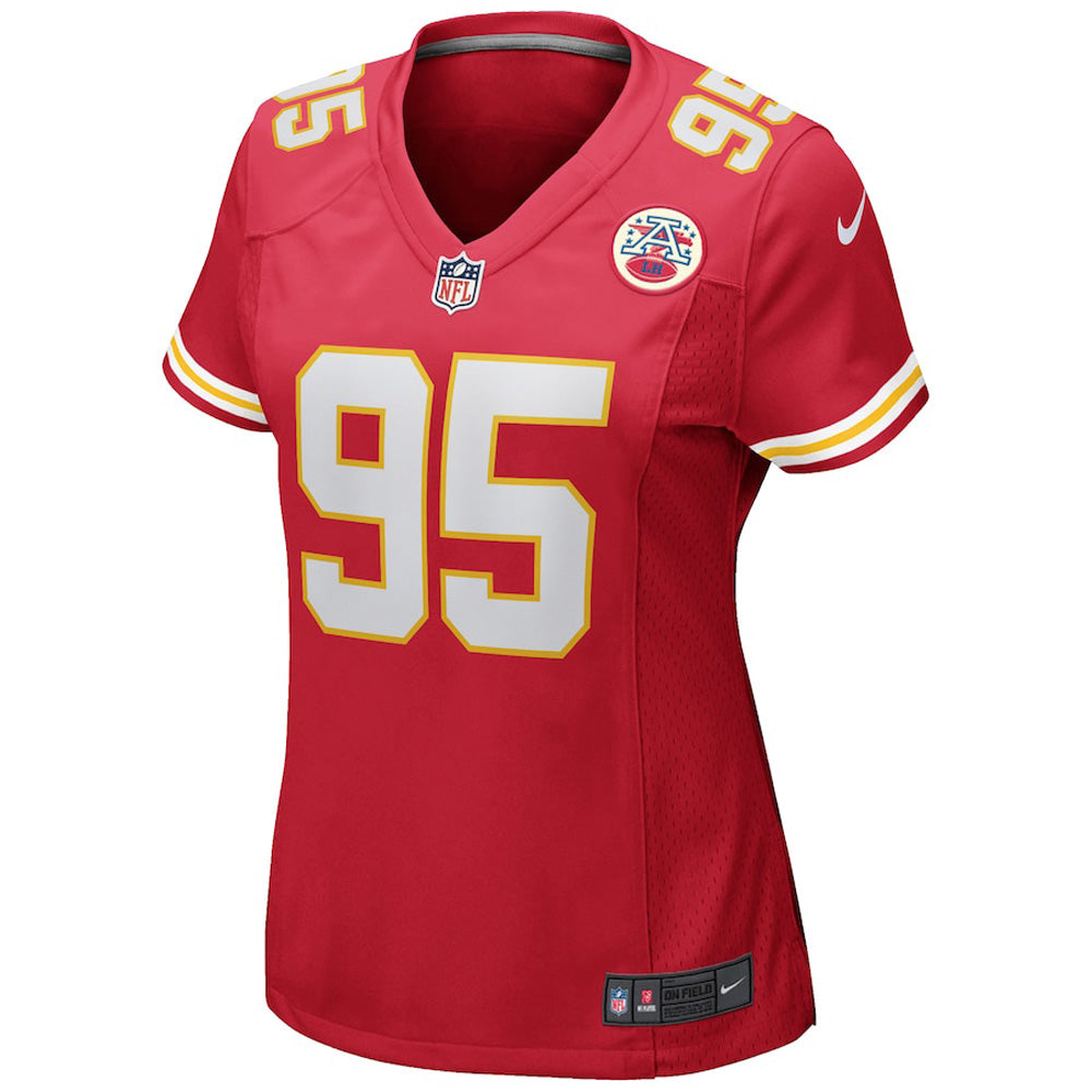 Women's Kansas City Chiefs Chris Jones Game Jersey - Red