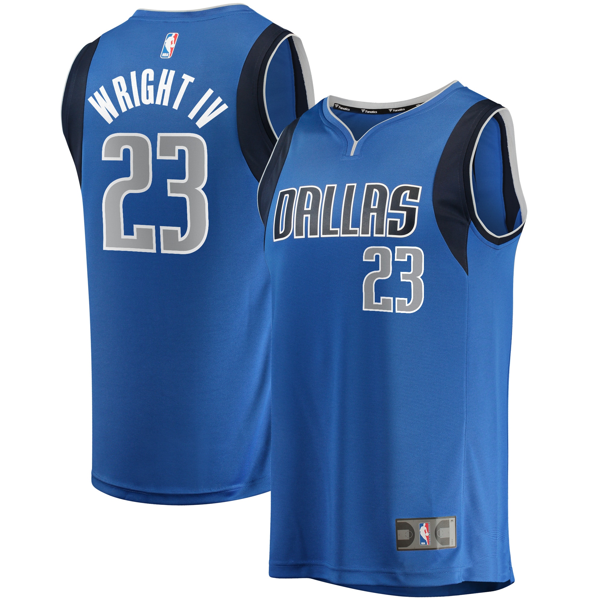 McKinley Wright IV Dallas Mavericks Fanatics Branded Youth Fast Break Player Jersey - Icon Edition - Blue