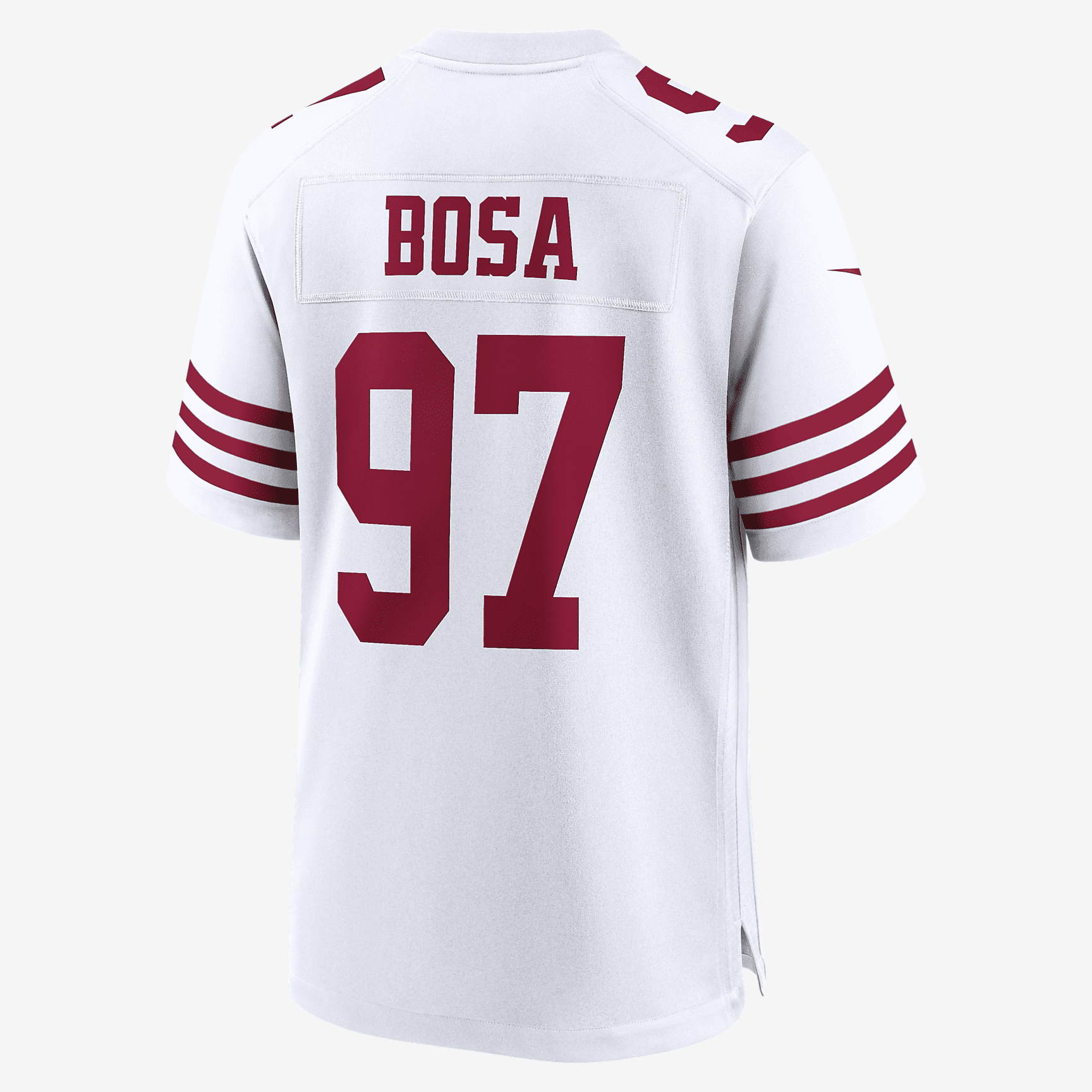 NFL San Francisco 49ers (Nick Bosa) Men's Game Football Jersey - White
