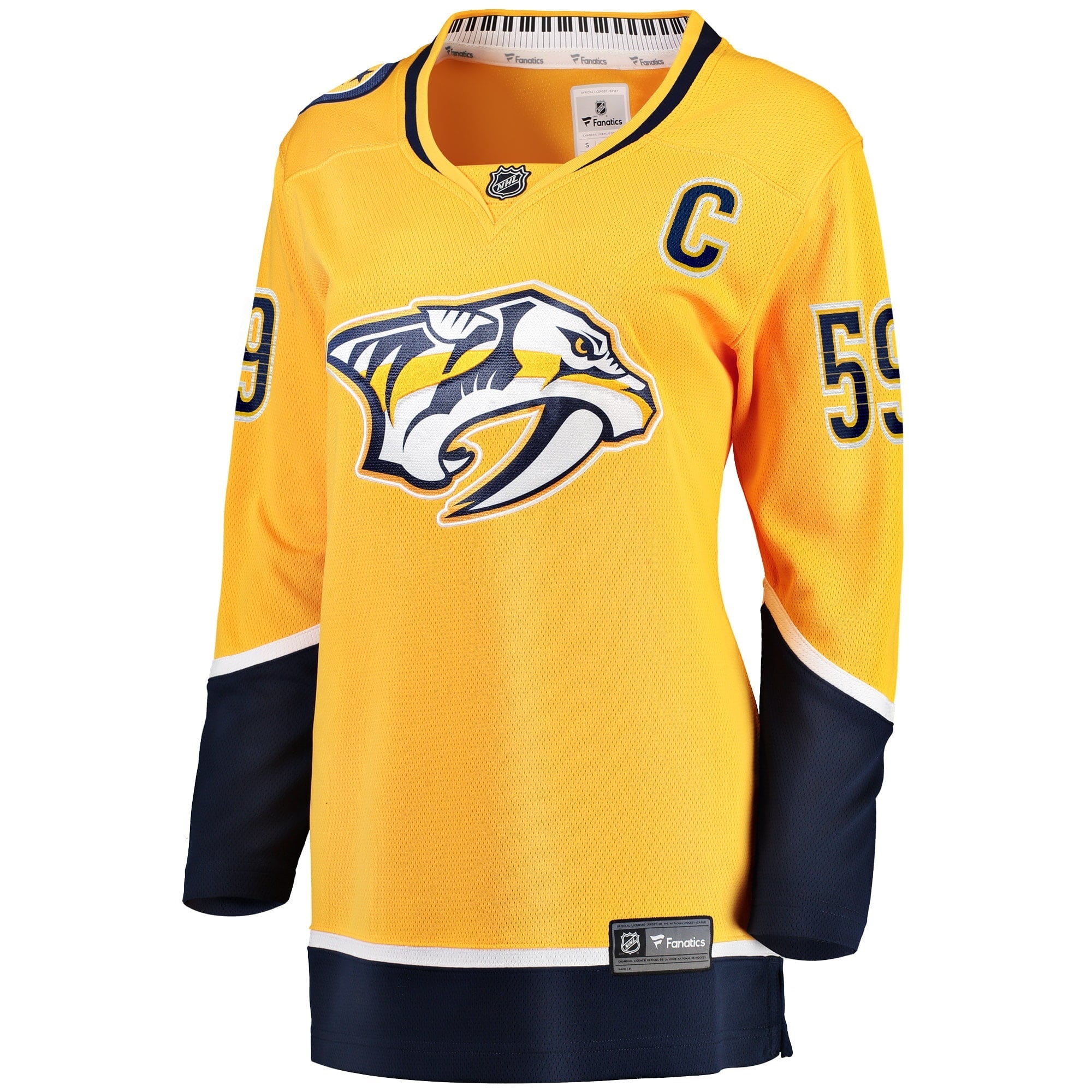 Women's Fanatics Branded Roman Josi Gold Nashville Predators Premier Breakaway Player Jersey