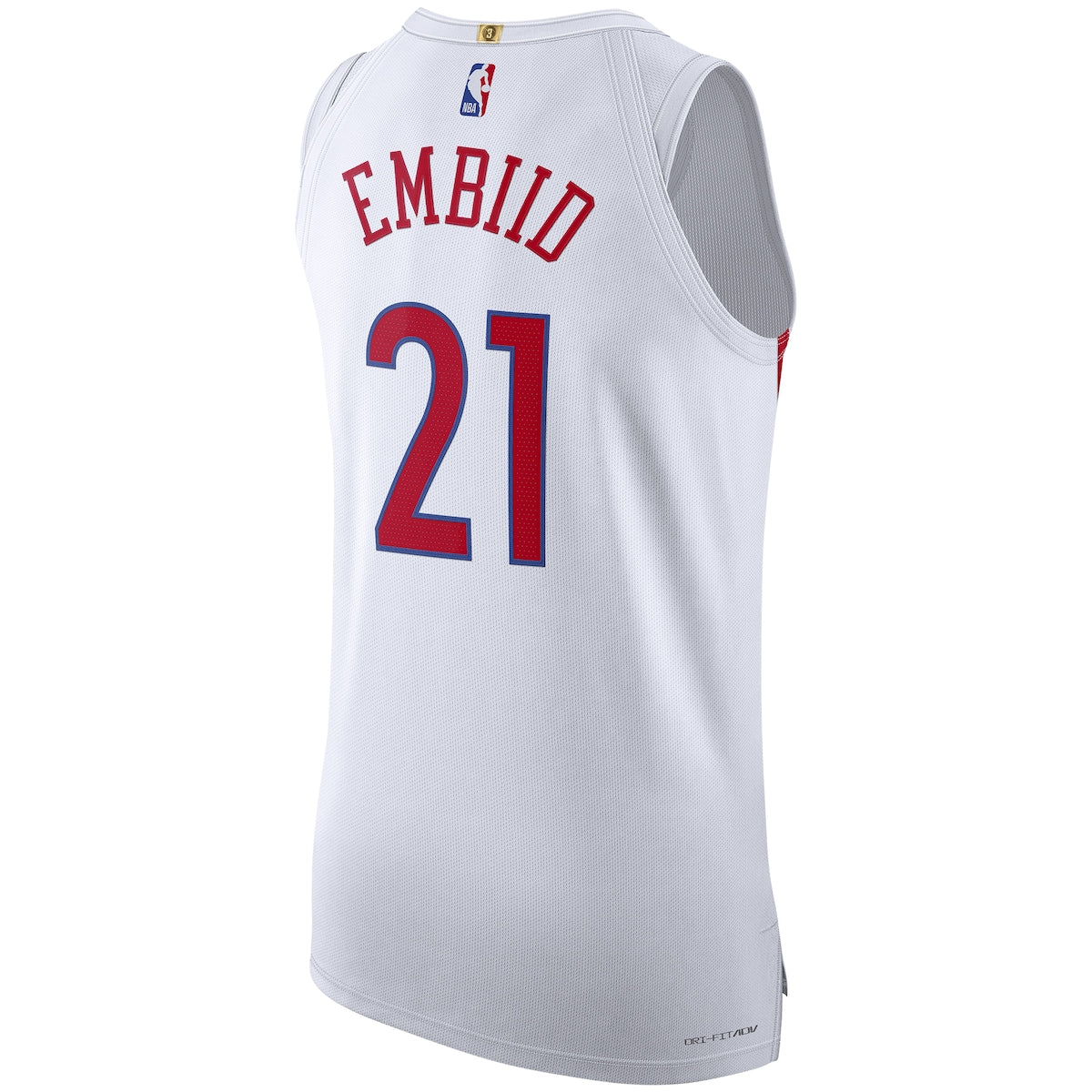 Men's Joel Embiid Nike 76ers 2022/23 Authentic Jersey City Edition - White