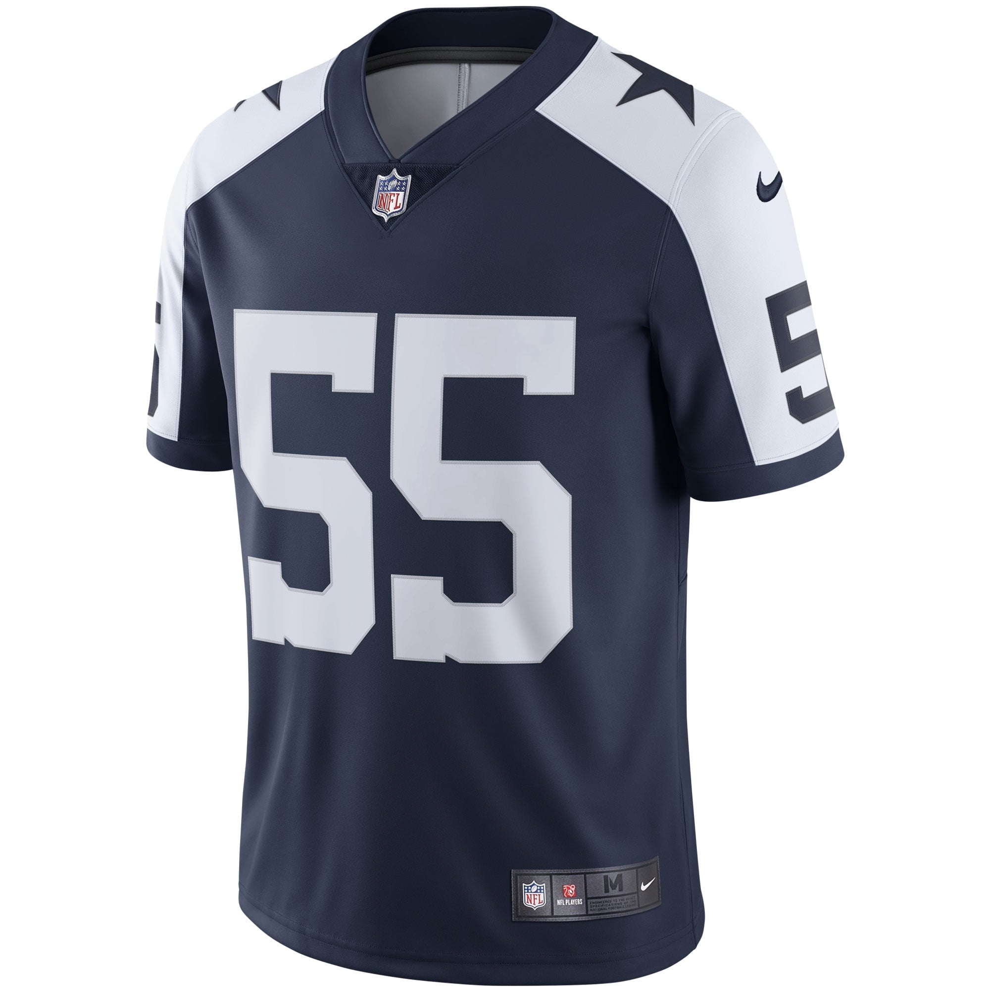 Men's Nike Leighton Vander Esch Navy Dallas Cowboys Alternate Vapor Limited Jersey