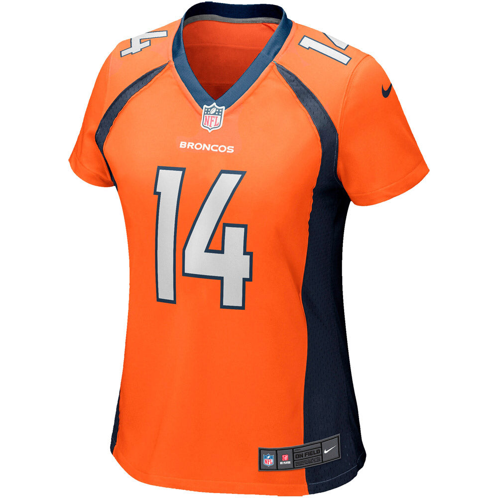 Women's Courtland Sutton Denver Broncos Game Jersey Orange