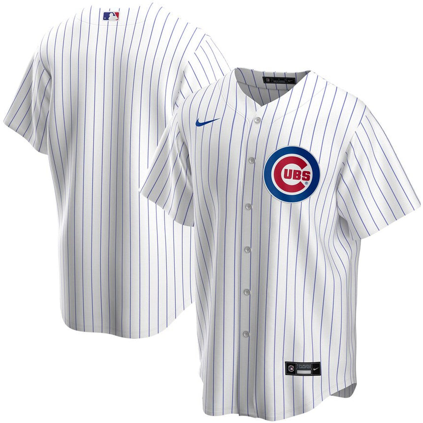 Men's Chicago Cubs White Home Replica Jersey