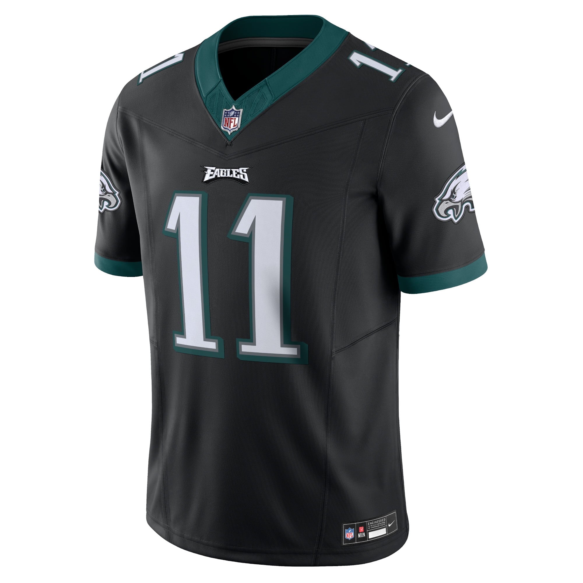 Men's Nike A.J. Brown Black Philadelphia Eagles Vapor F.U.S.E. Limited Jersey
