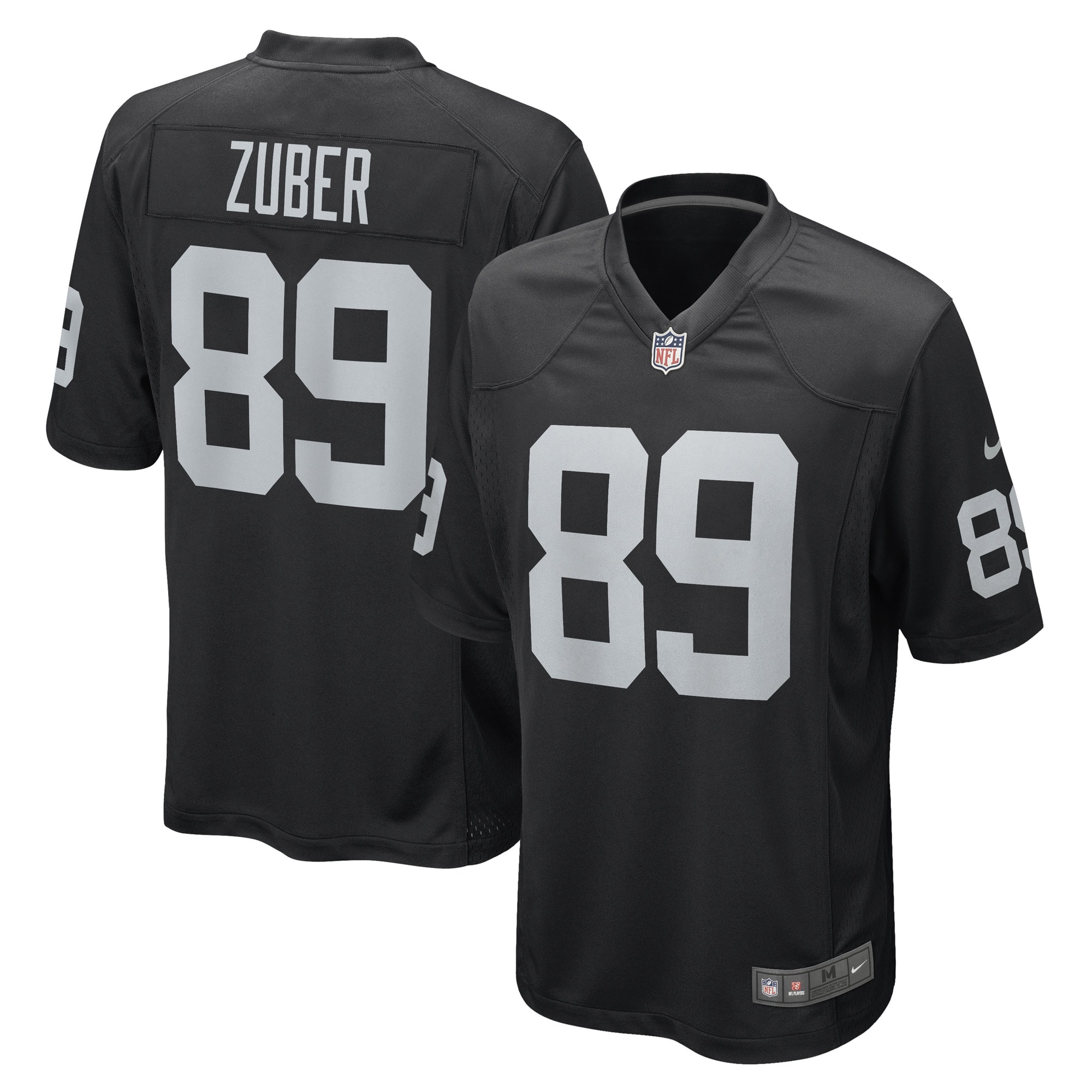 Isaiah Zuber Las Vegas Raiders Nike Game Player Jersey - Black