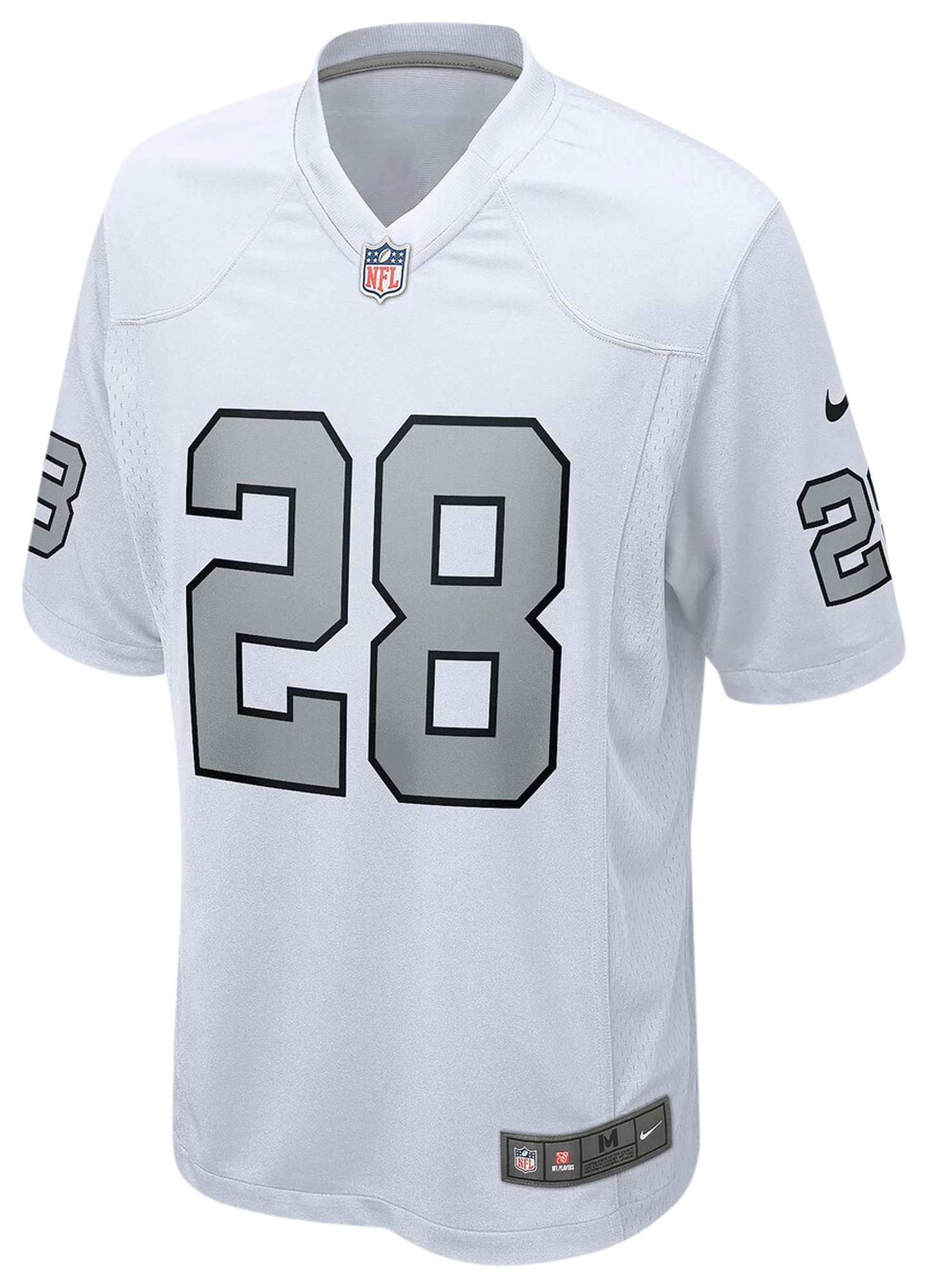 Men's Jacobs Josh Nike Raiders Game Day Jersey - White