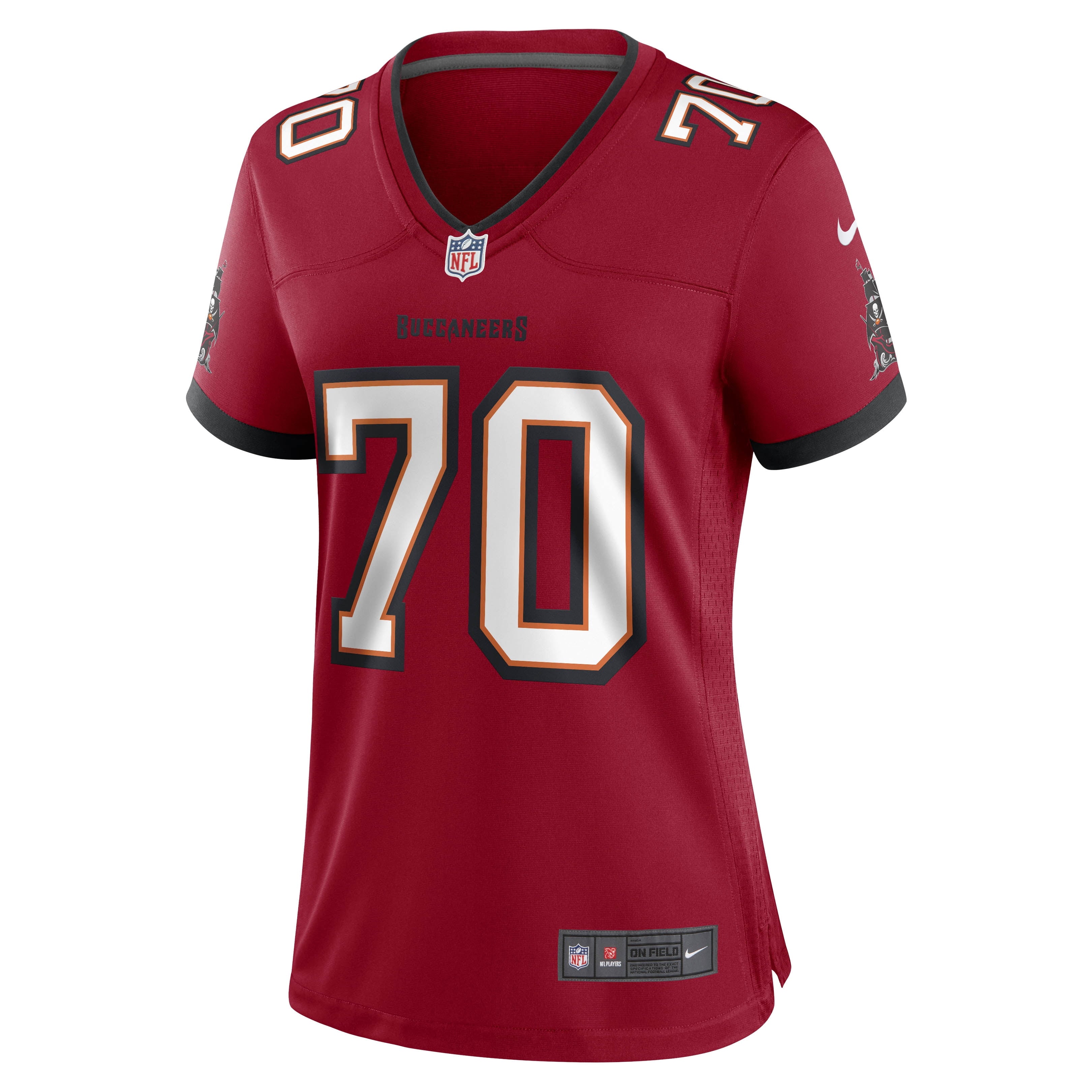 Women's Nike Robert Hainsey Red Tampa Bay Buccaneers Game Jersey
