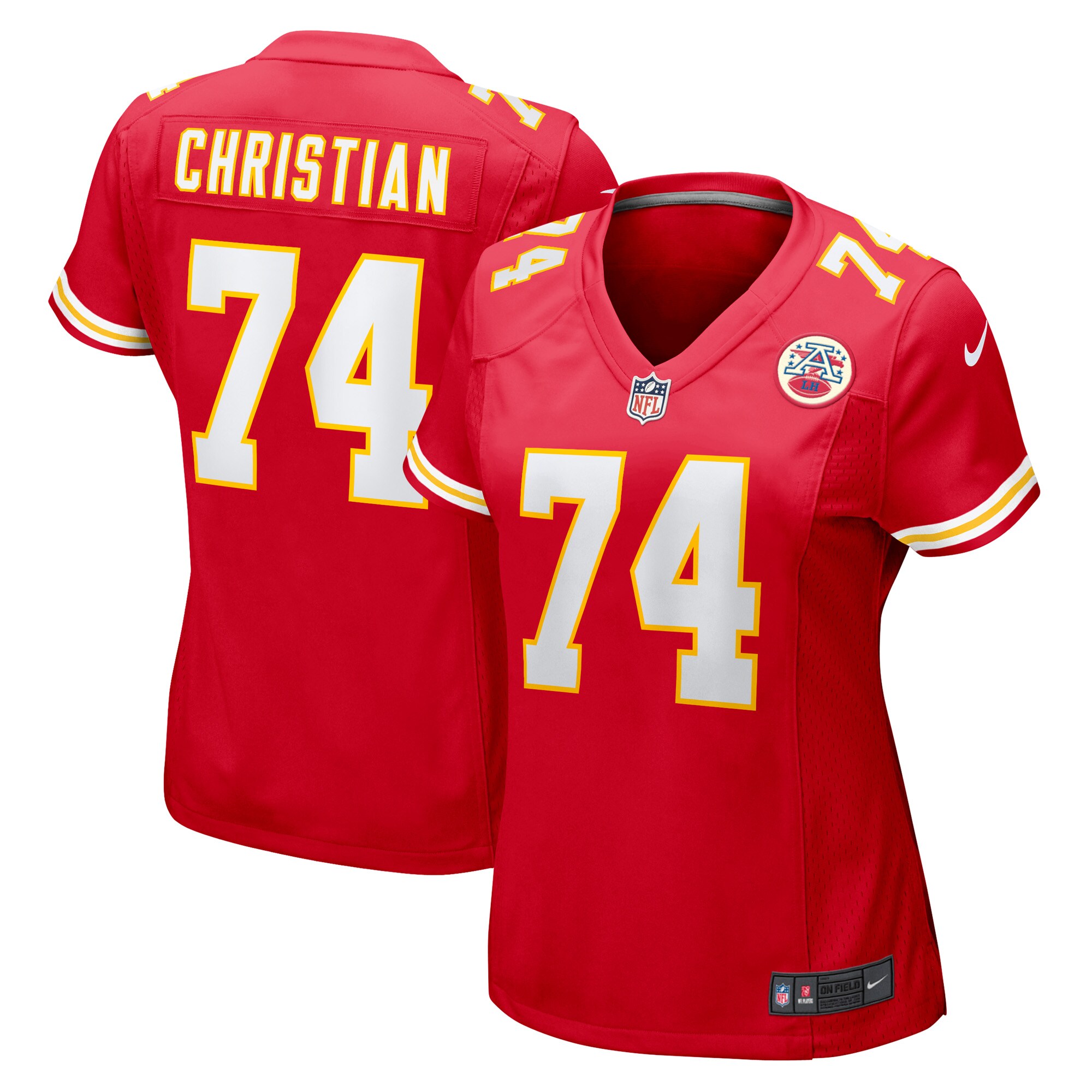 Geron Christian Kansas City Chiefs Nike Women's Game Player Jersey - Red