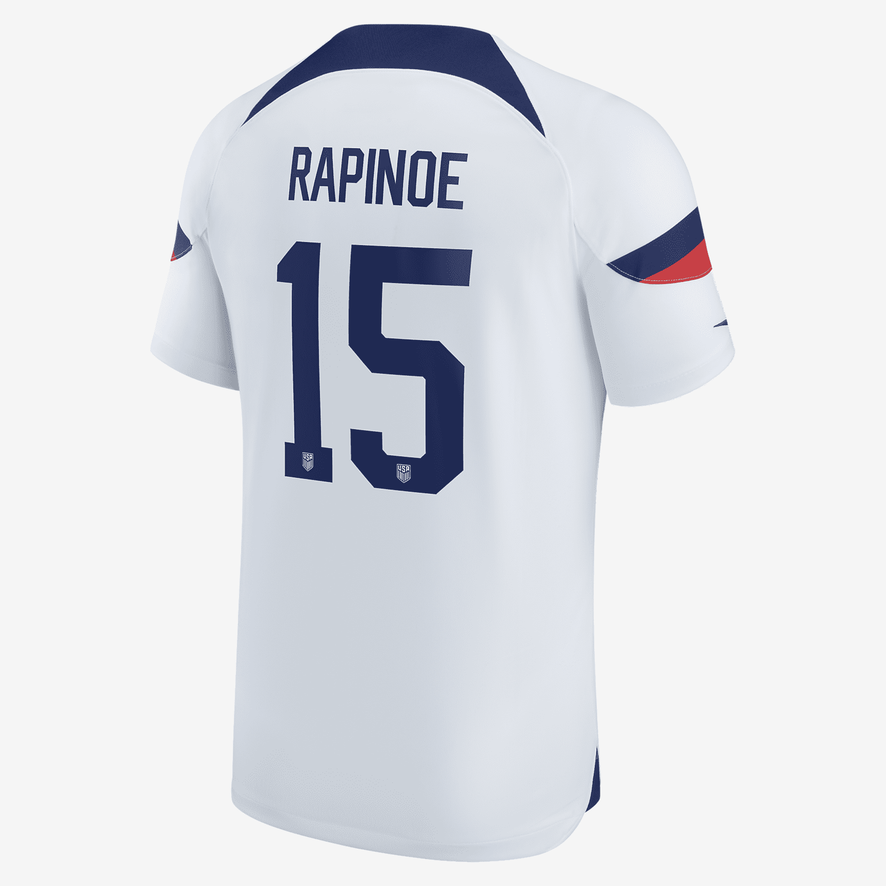 USWNT 2022/23 Stadium Home (Megan Rapinoe) Big Kids' Nike Dri-FIT Soccer Jersey Nike Dri-FIT Soccer Jersey - White