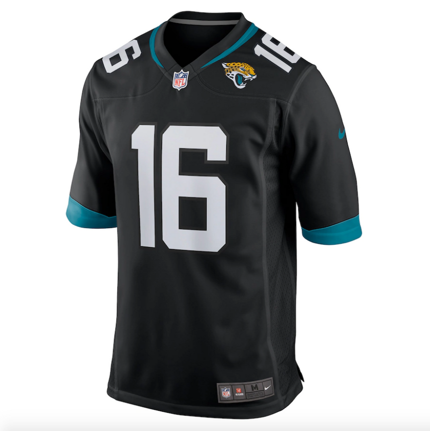 Youth Jacksonville Jaguars Trevor Lawrence Black Alternate Game Jersey