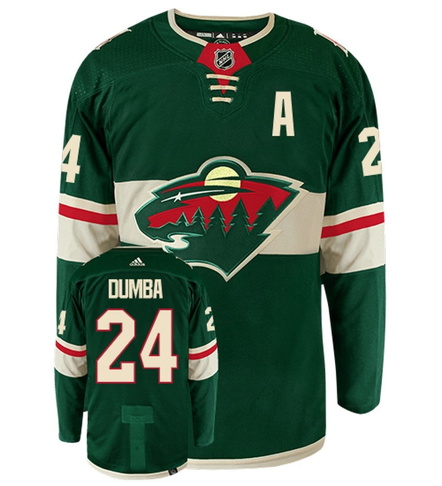 Matt Dumba Minnesota Wild Adidas Primegreen Authentic NHL Hockey Jersey