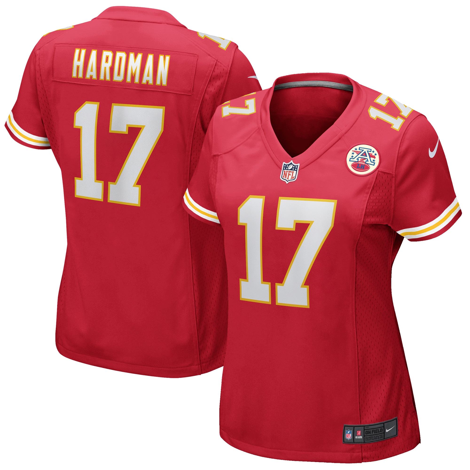 Mecole Hardman Kansas City Chiefs Nike Women's Game Jersey - Red