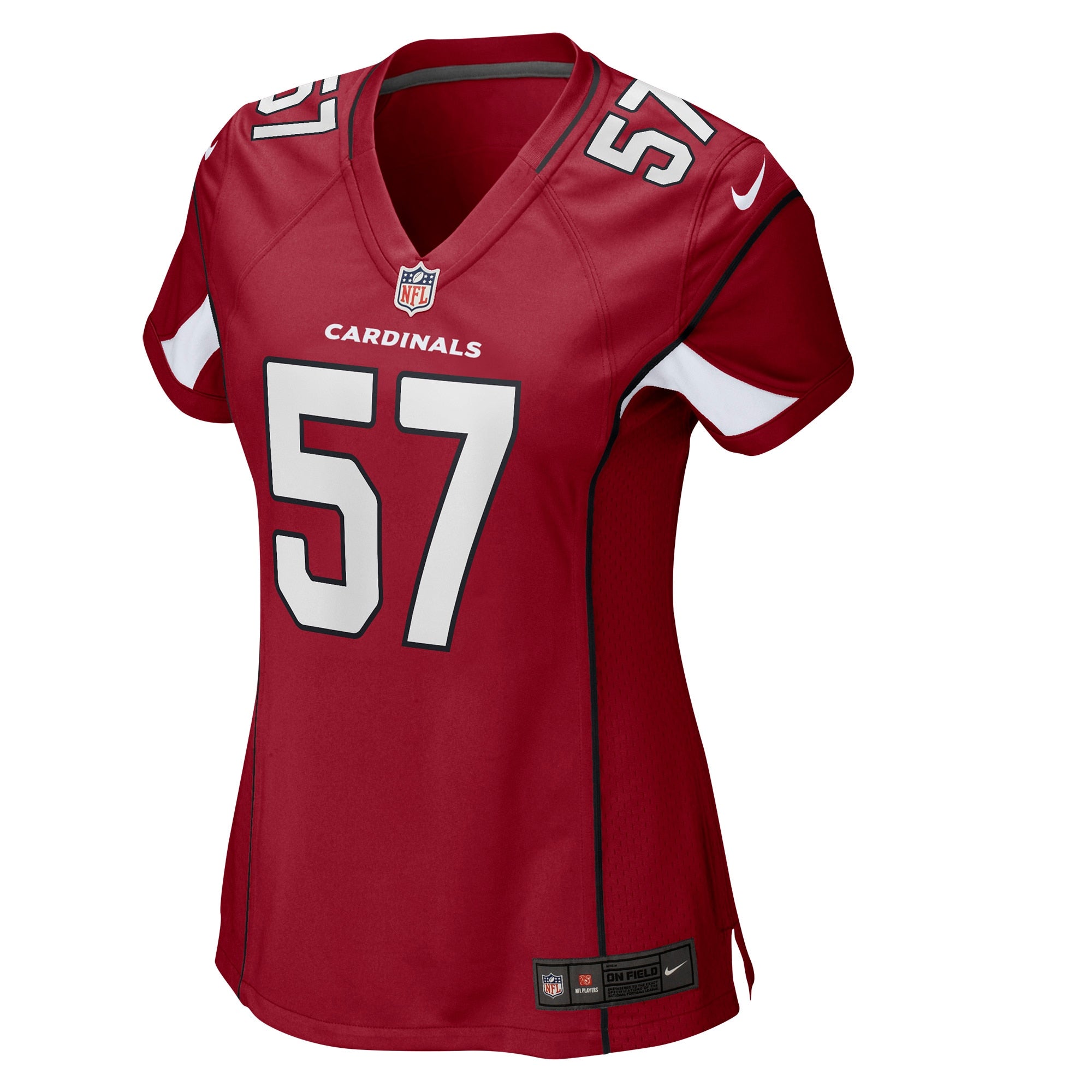 Women's Nike Kamu Grugier-Hill Cardinal Arizona Cardinals Game Player Jersey