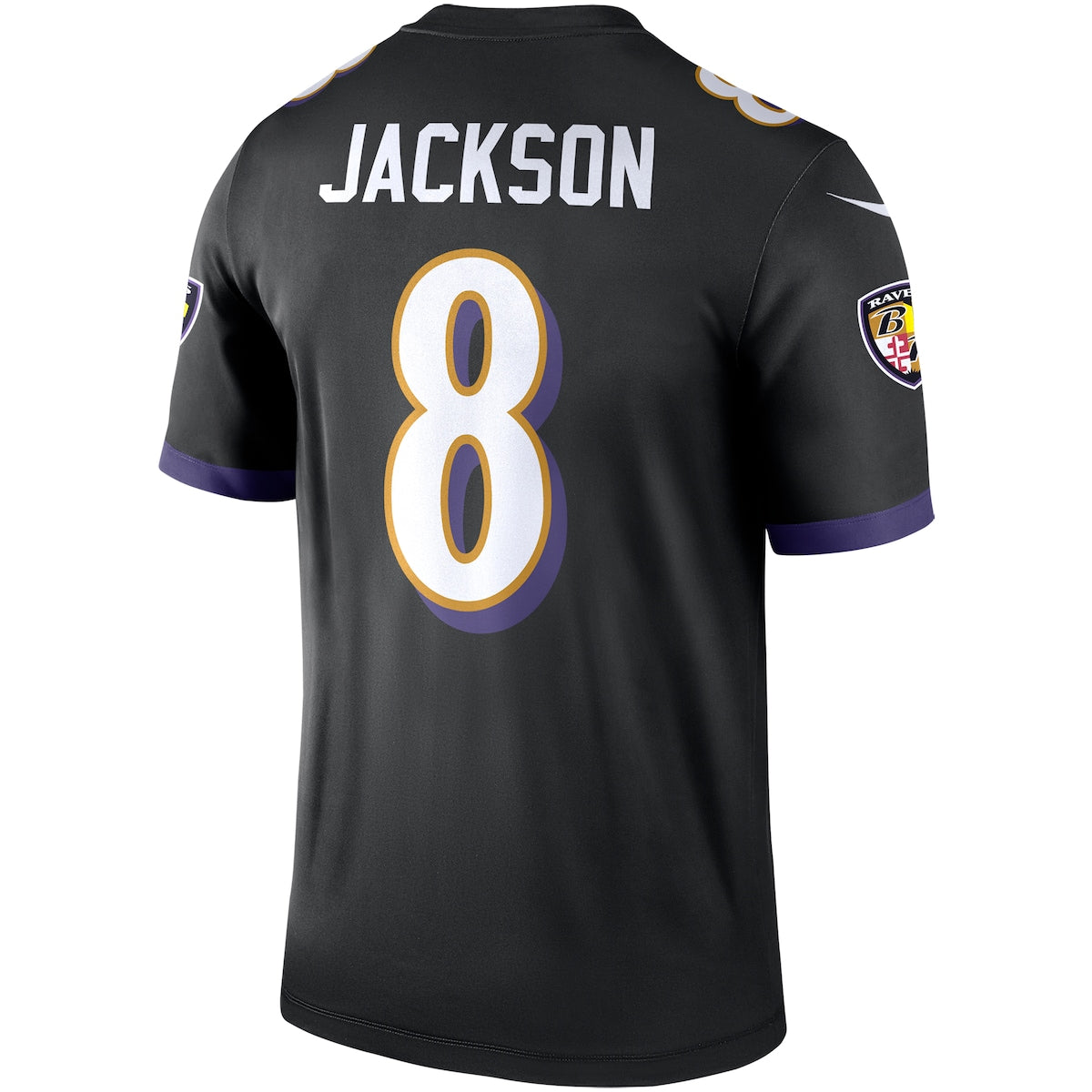 Men's Lamar Jackson Nike Ravens Legend Jersey - Black