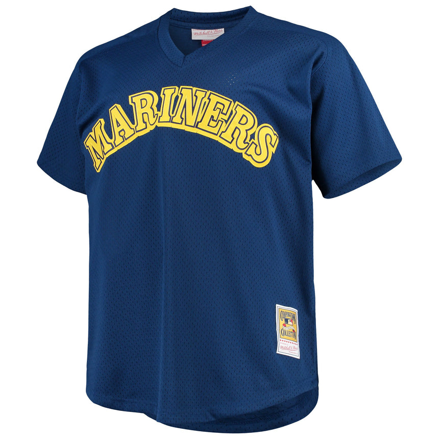 Men's Seattle Mariners Ken Griffey Jr. 1991 Mitchell & Ness Royal Blue Cooperstown Collection Mesh Batting Practice Jersey