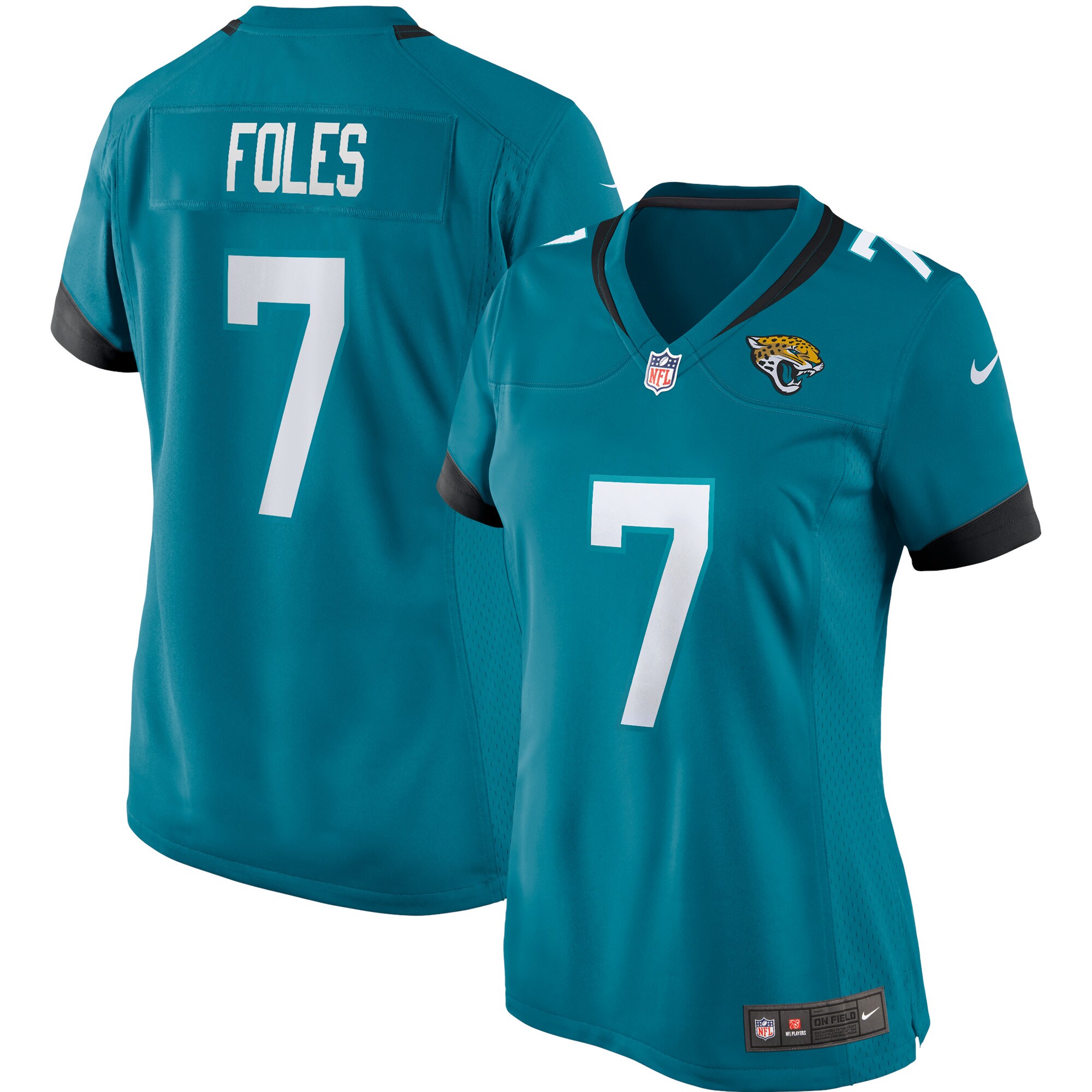 Nick Foles Jacksonville Jaguars Nike Women's Game Player Jersey - Teal