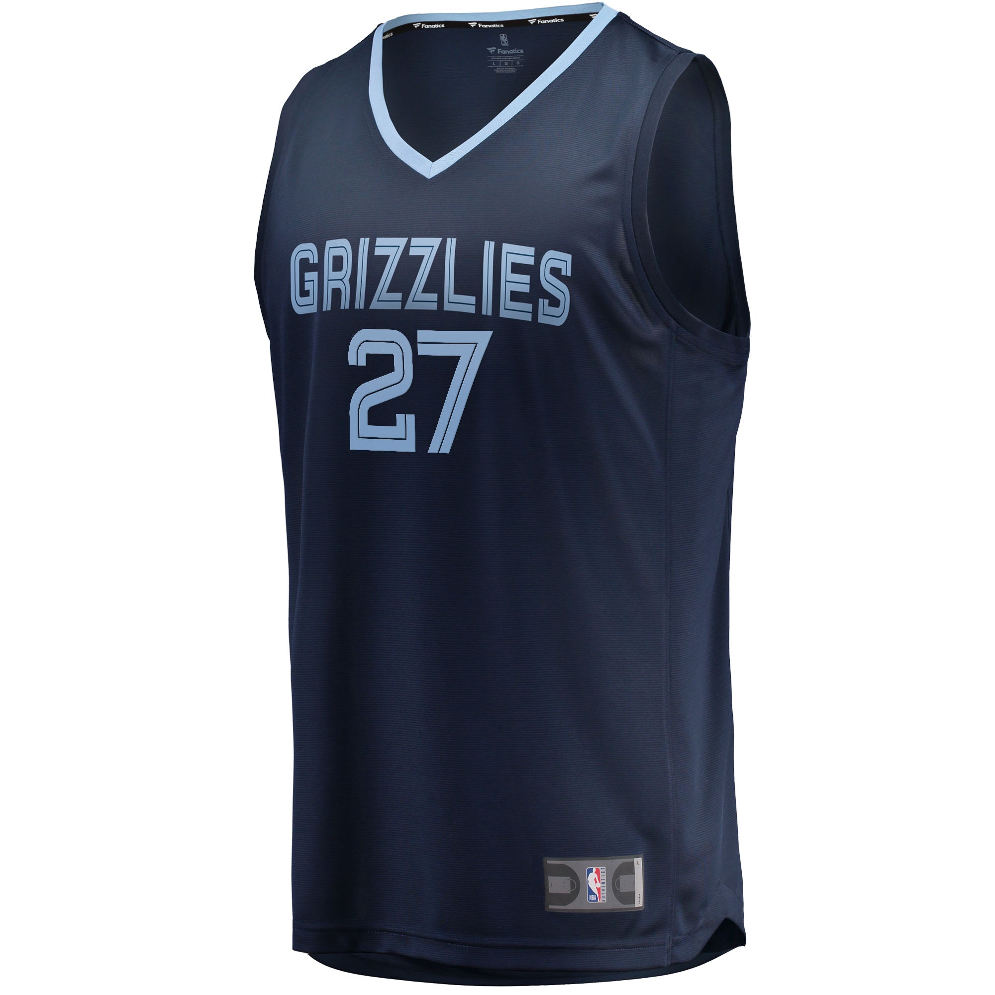 Men's Fanatics Branded David Roddy Navy Memphis Grizzlies 2022 NBA Draft First Round Pick Fast Break Replica Player