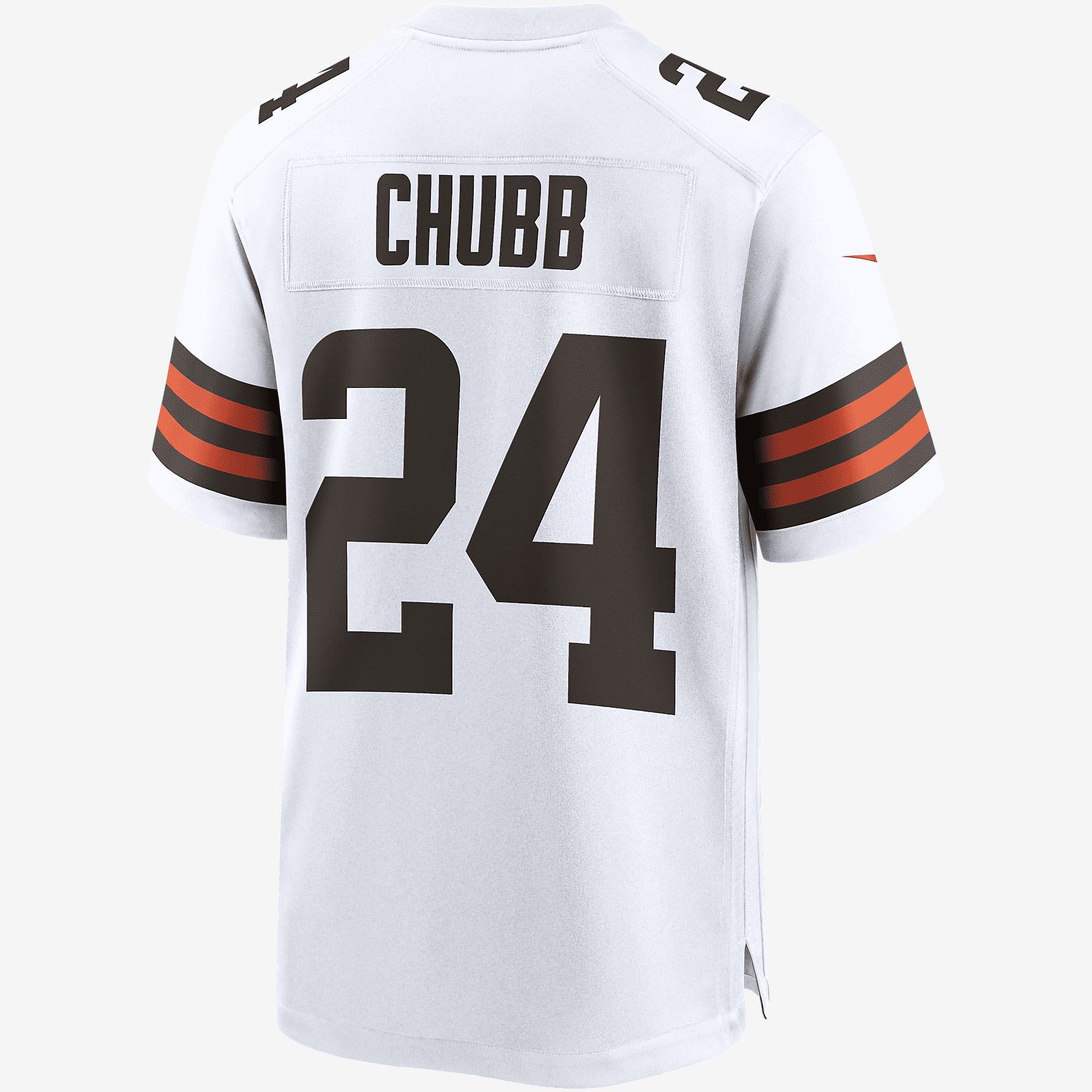 NFL Cleveland Browns (Nick Chubb) Men's Game Football Jersey - White