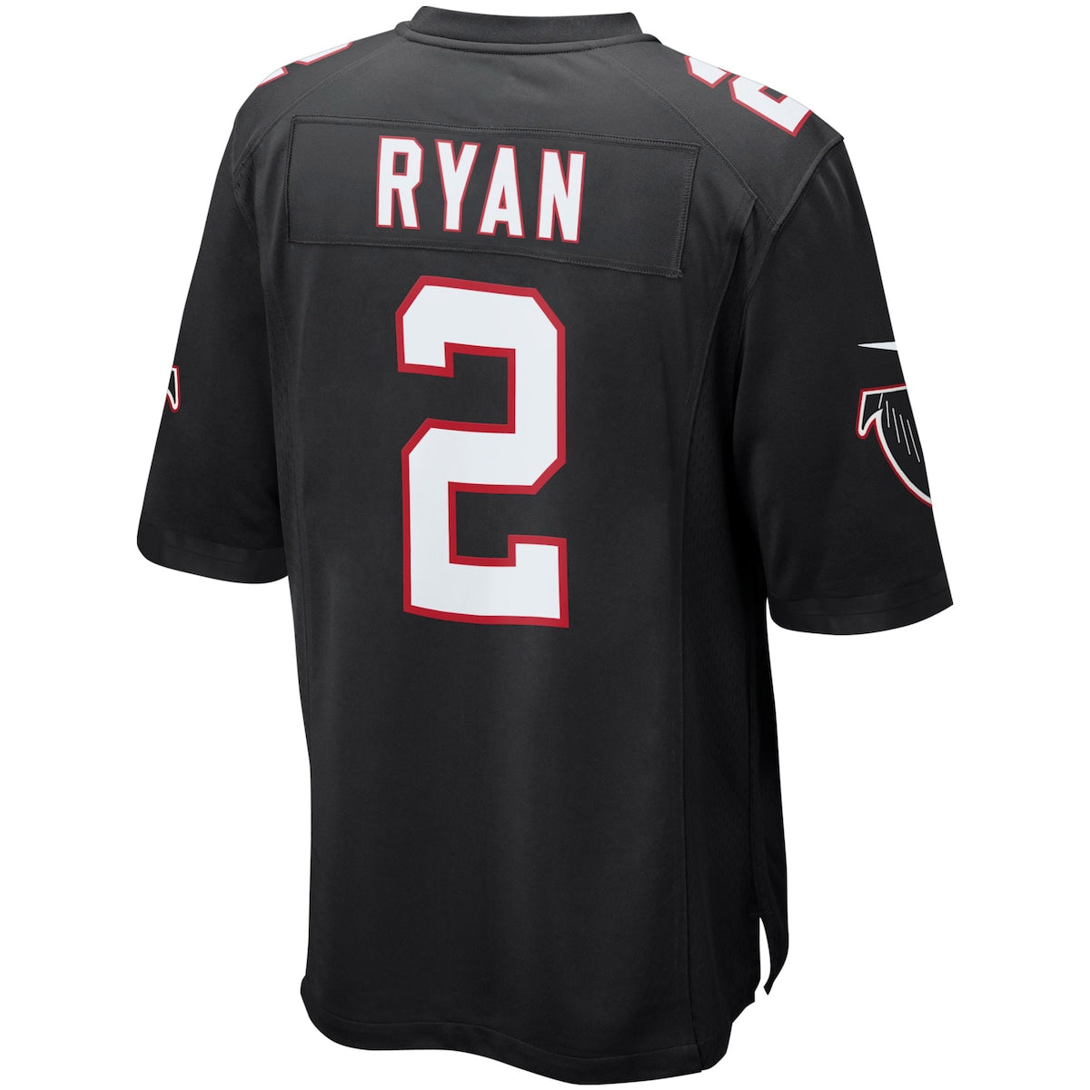 Boys' Grade School Matt Ryan Nike Falcons Game Jersey - Black