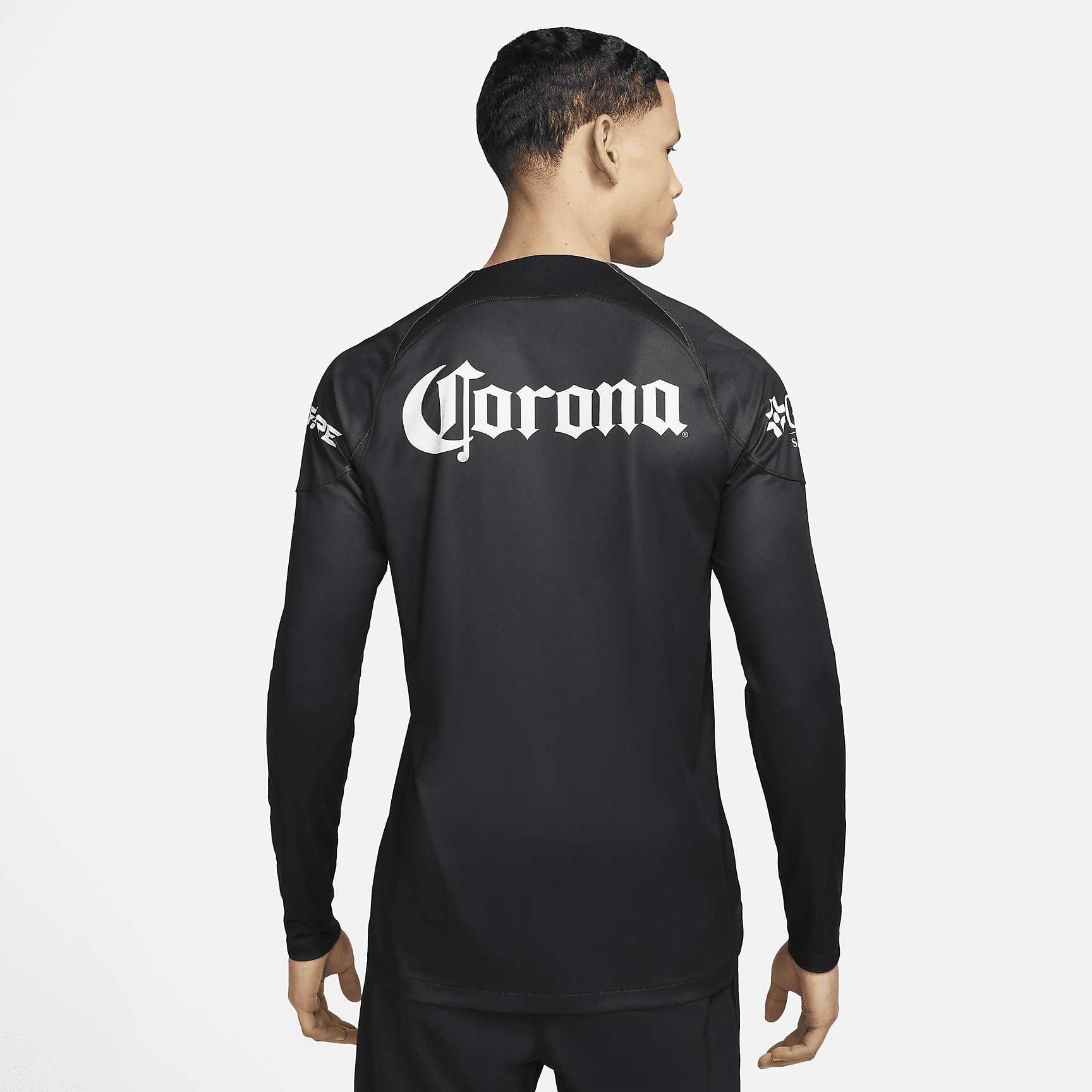 Club América 2023/24 Stadium Goalkeeper Men's Nike Dri-FIT Long-Sleeve Soccer Jersey - Black/Anthracite/White