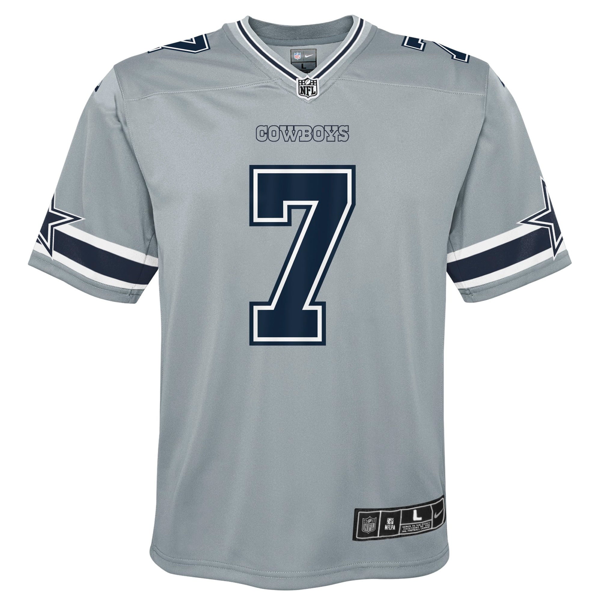 Youth Nike Trevon Diggs Silver Dallas Cowboys Inverted Game Jersey