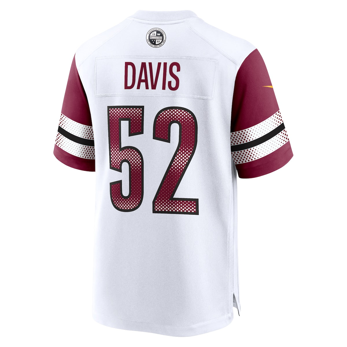 Men's Jamin Davis Nike Commanders Game Day Jersey - White