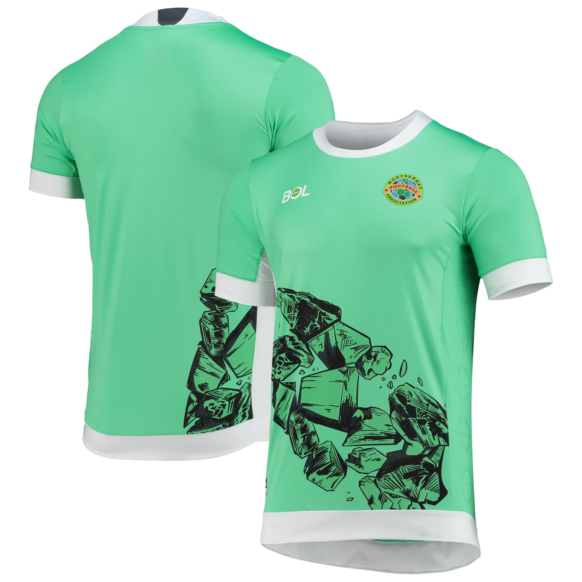 Montserrat National Team 2022/23 Replica Home Jersey - Green