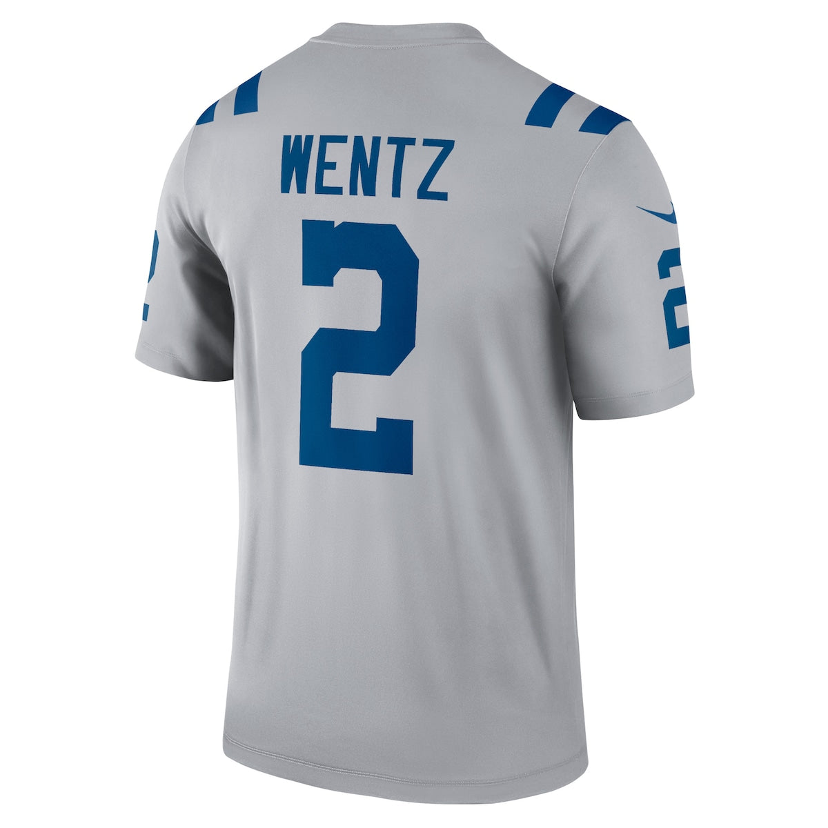 Men's Carson Wentz Nike Colts Inverted Legend Jersey - Grey