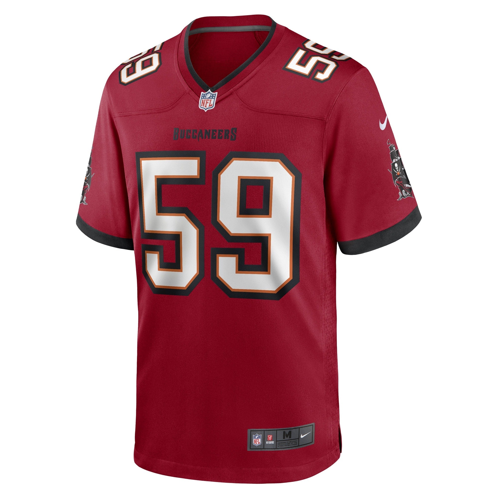 Men's Nike Genard Avery Red Tampa Bay Buccaneers Game Player Jersey