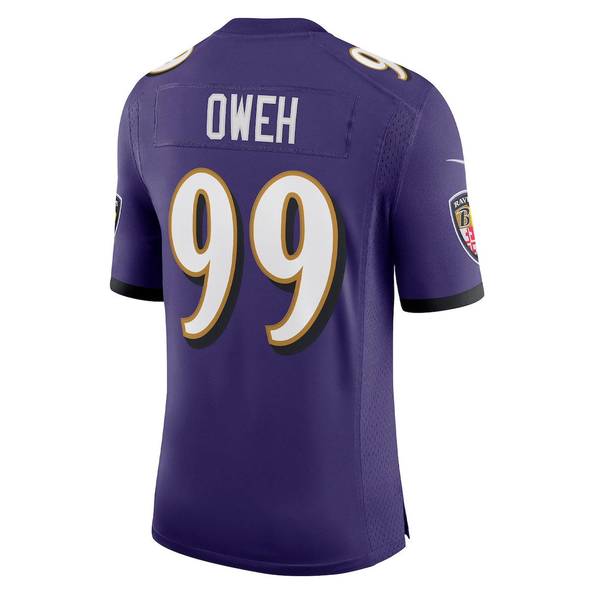 Men's Odafe Oweh Nike Ravens Lamar Jackson Vapor Limited Jersey - Purple