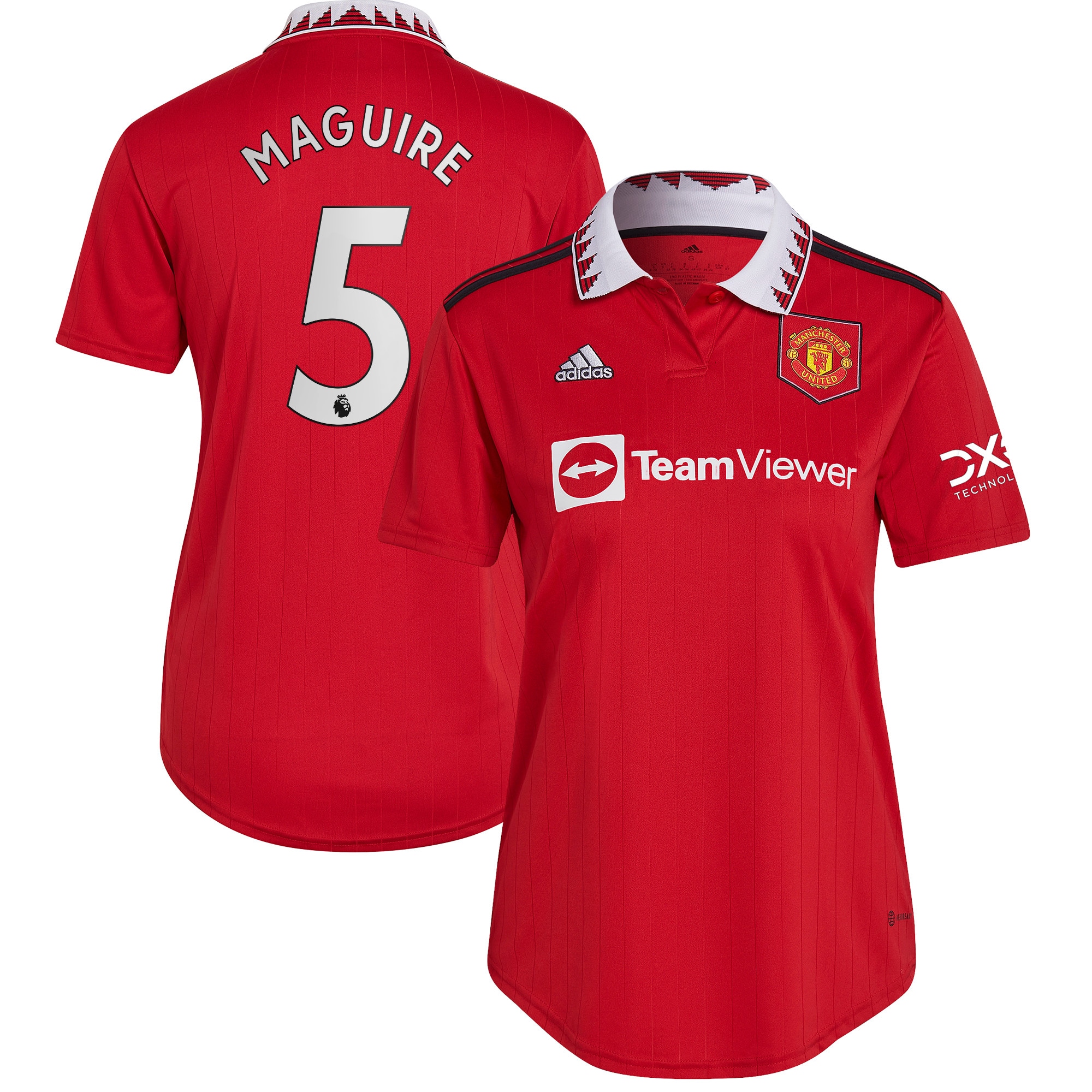 Harry Maguire Manchester United adidas Women's 2022/23 Home Replica Player Jersey - Red