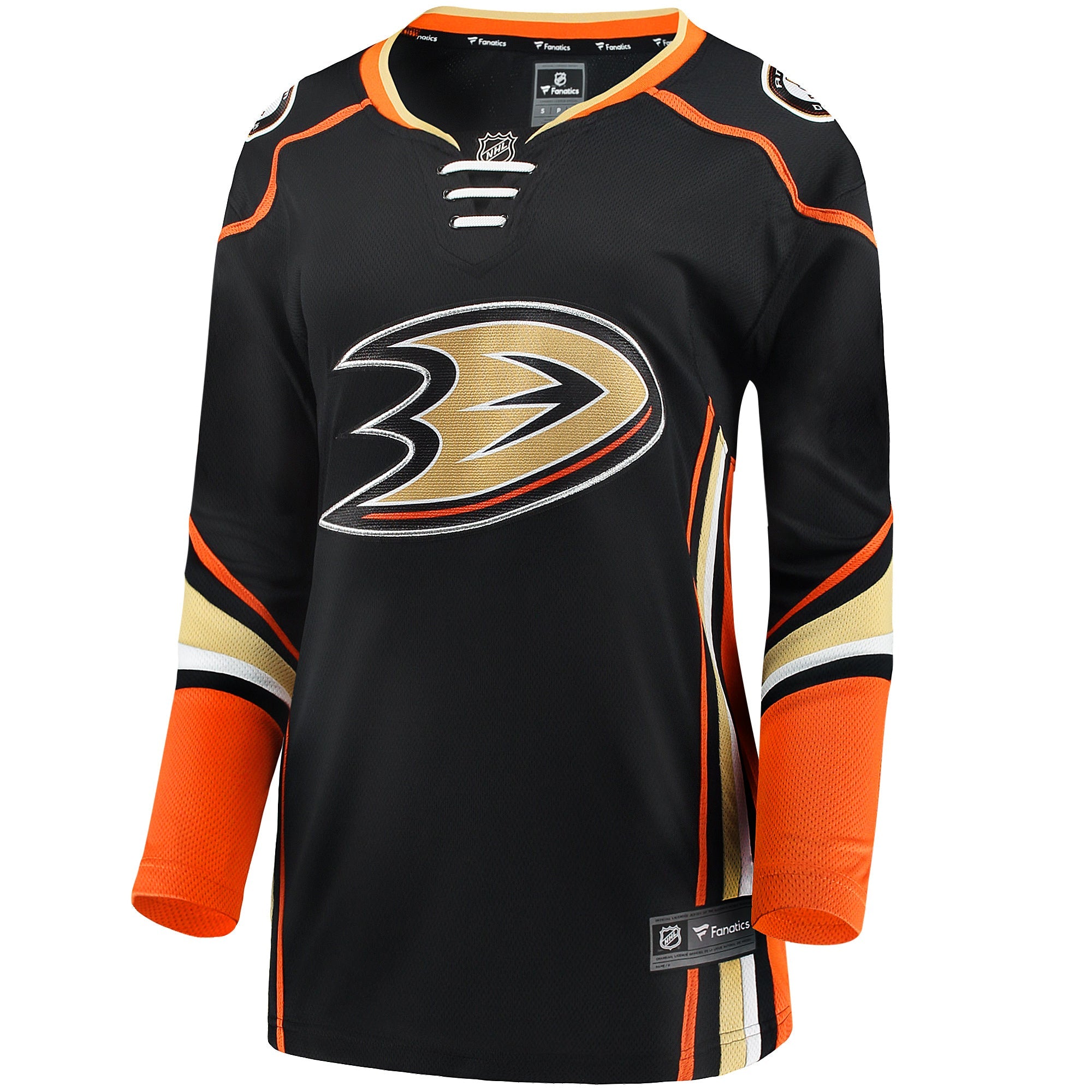 Women's Fanatics Branded Black Anaheim Ducks Breakaway Home Jersey